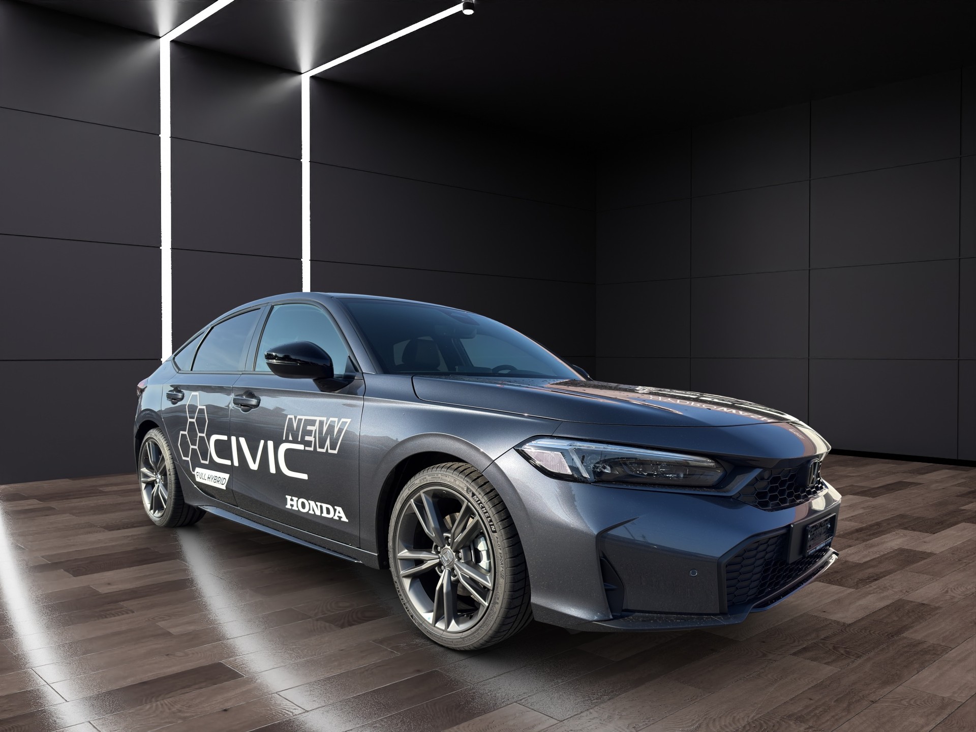 HONDA Civic 2.0 i-MMD HEV Sport-image-2