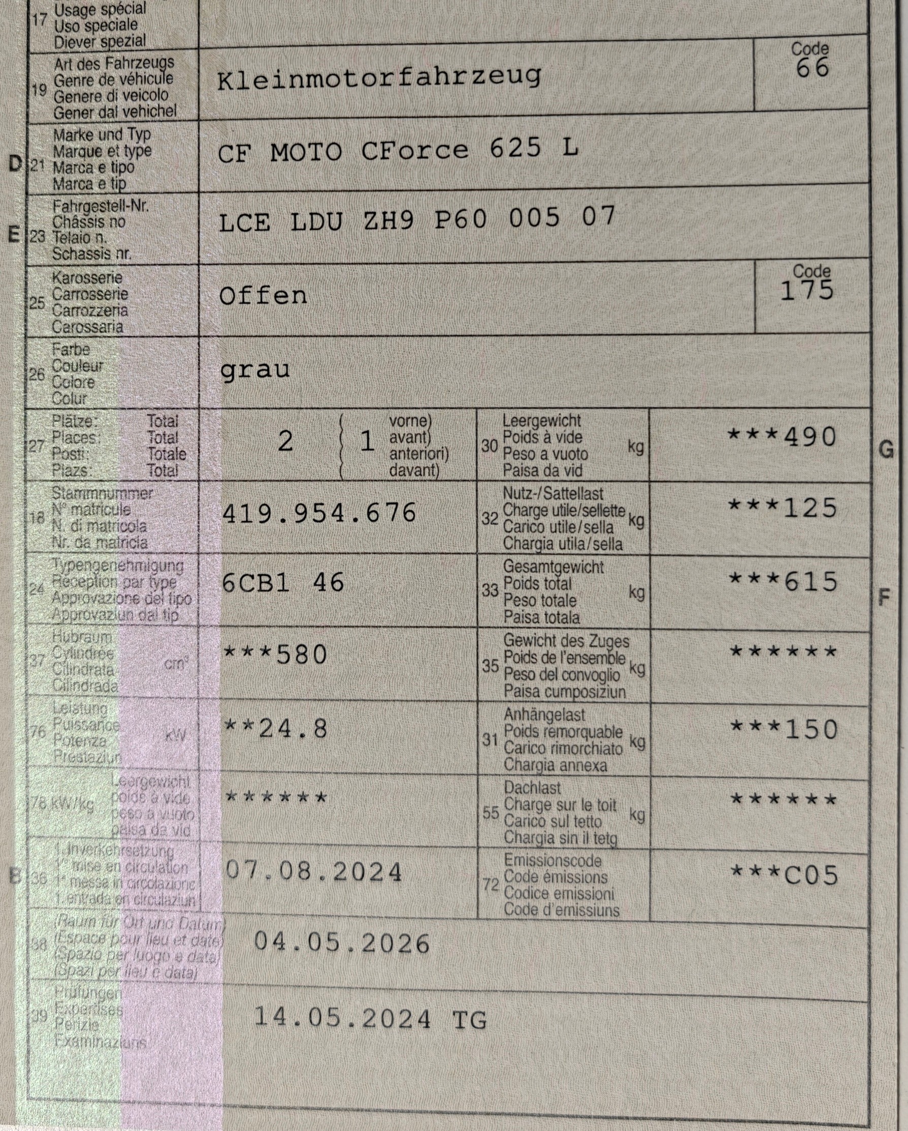 CF MOTO Ab MFK mit L7e Kleinmotorfahrzeug-image-11