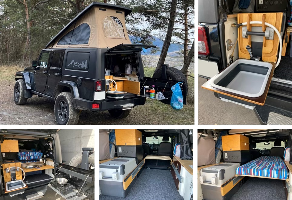 JEEP 2.8 CRD Black Ed. II Unlimited - CAMPER --image-4