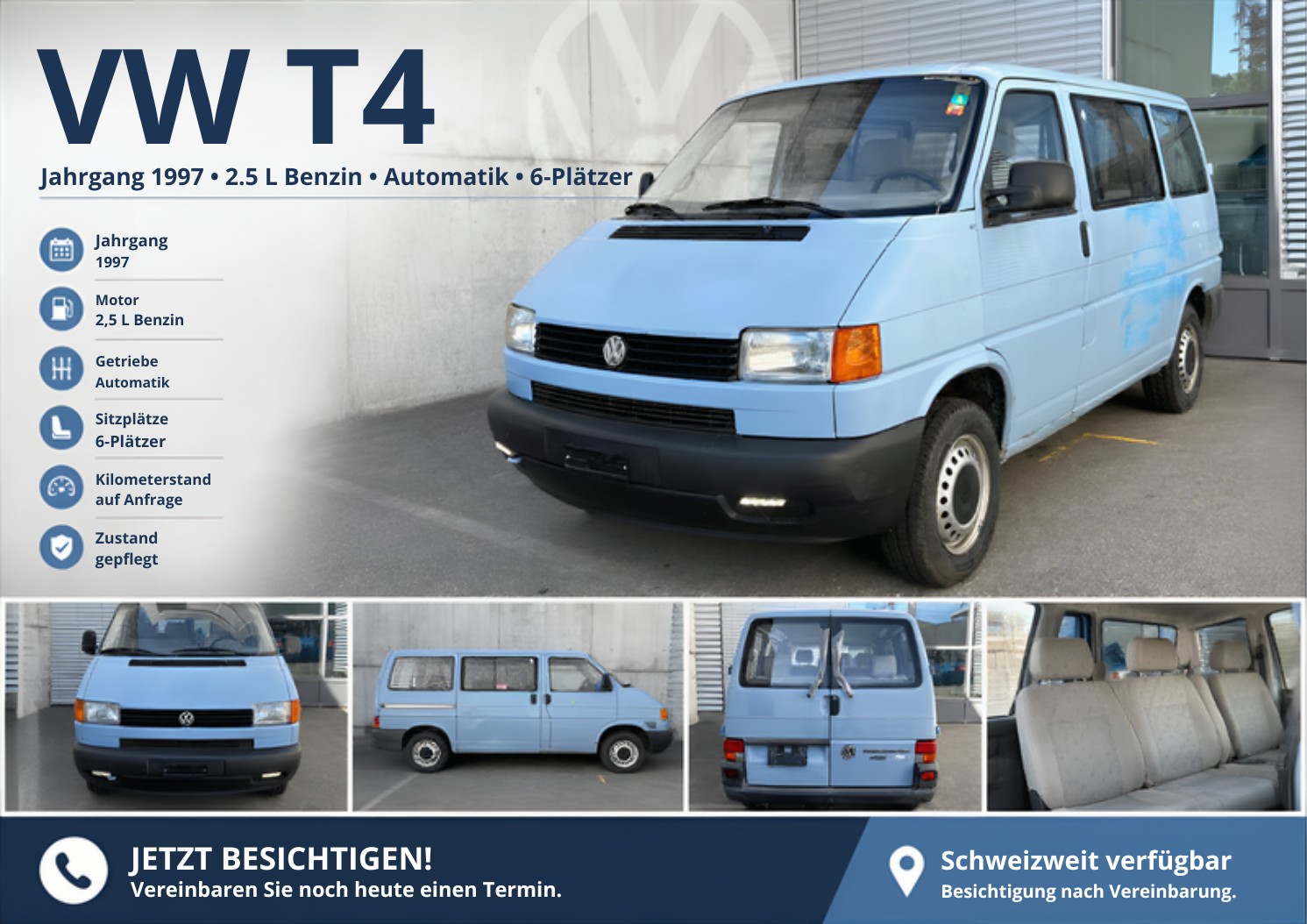 VW T4 2.5 | Automat | ex Zivilschutz-image-0