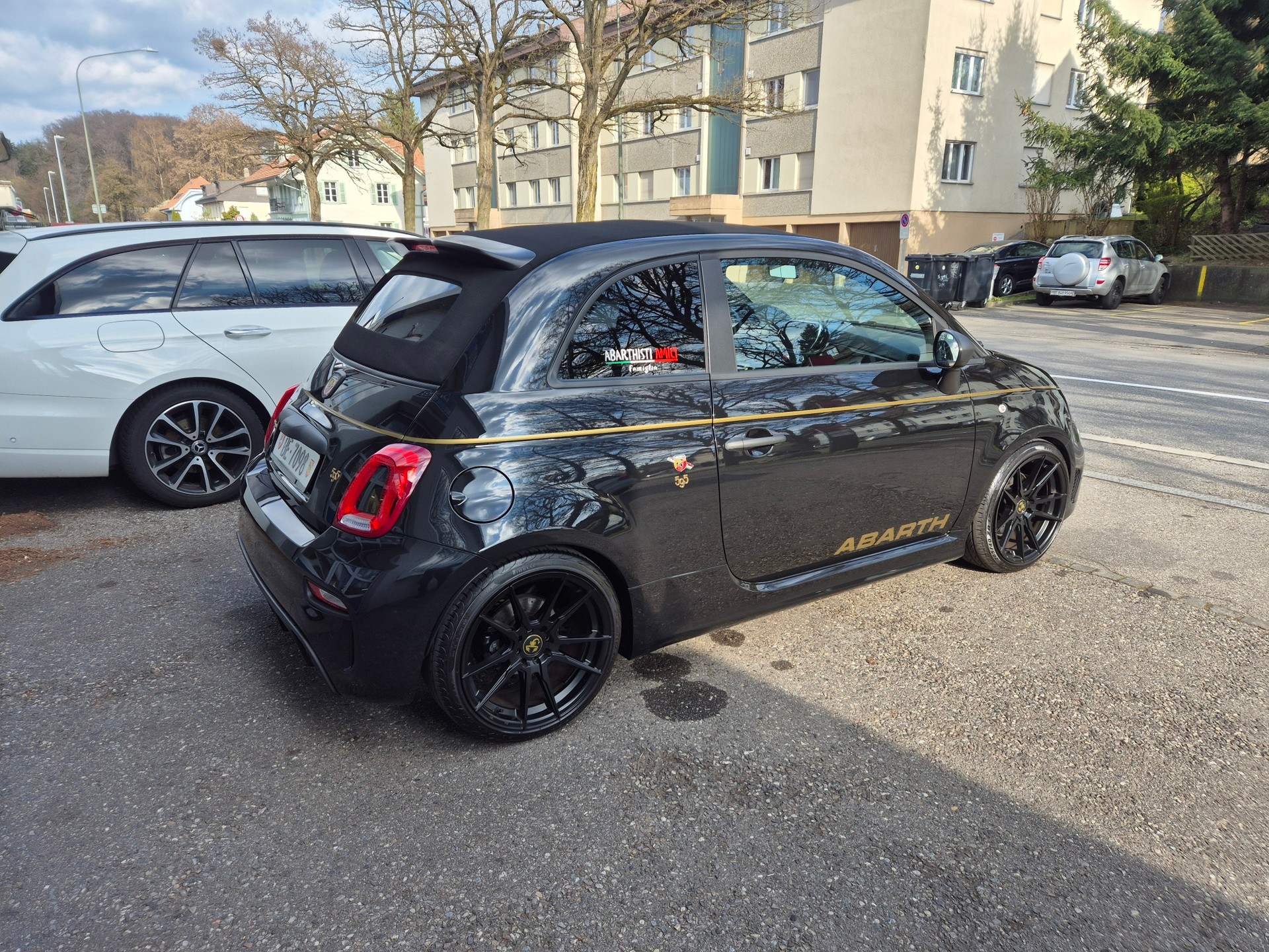 FIAT 595C 1.4 16V Turbo Abarth Scorpione Oro * 1 of 2000 * Akrapovic * Frisch ab Service * MFK * 8 Fach Bereift *-image-2