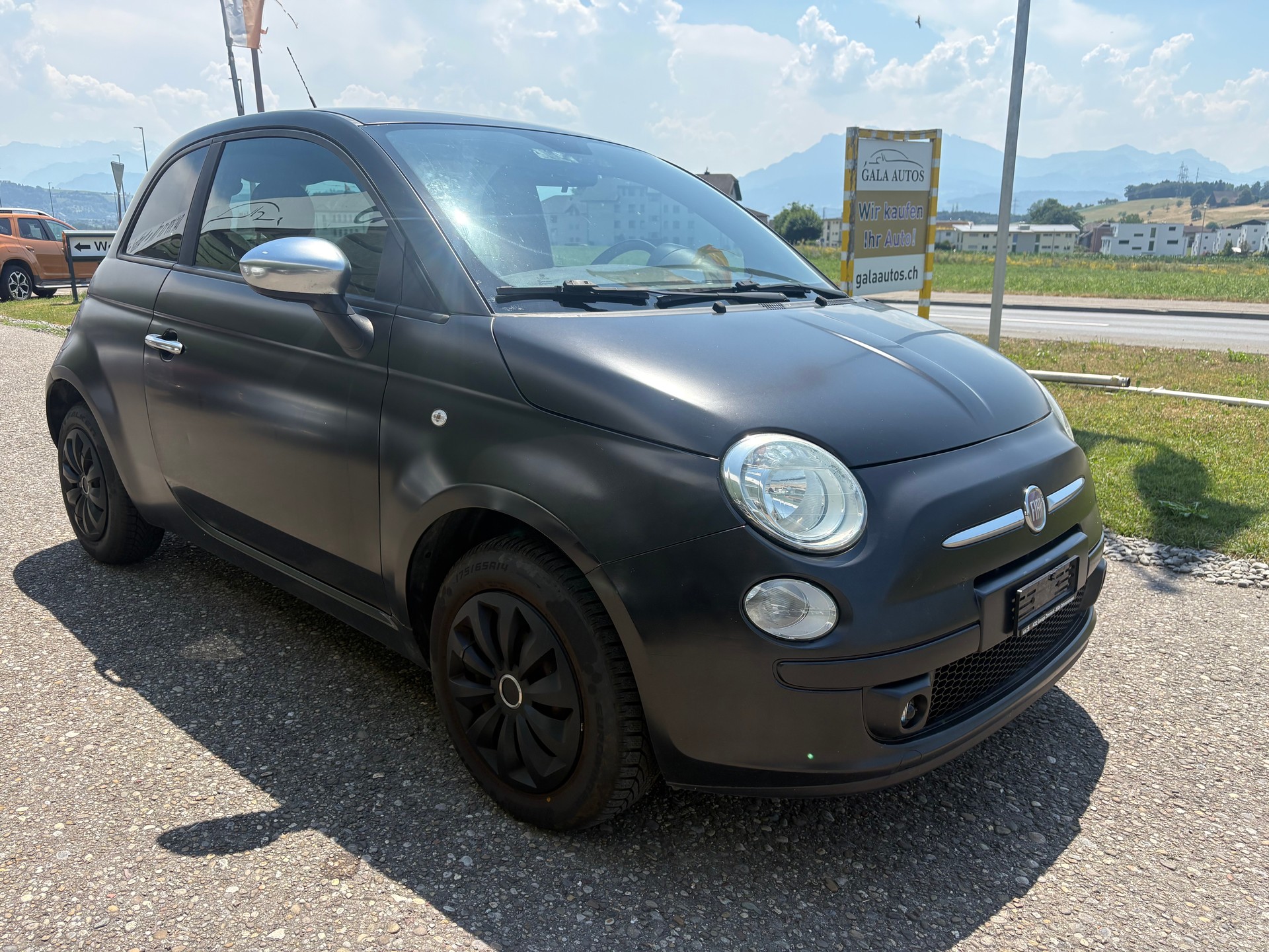 FIAT 500 1.4 16V Matt Black-image-2