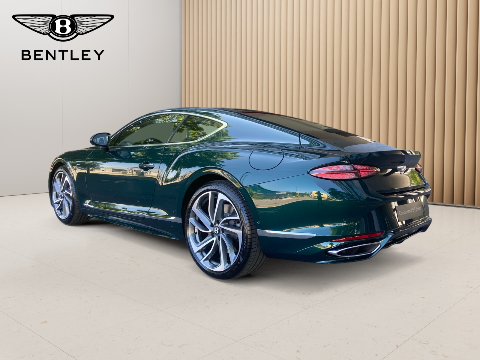 BENTLEY Continental GT 4.0 V8 Speed- Pure Bentley in Dunkelgrün-dunkelgrün/ 1.9% Leasing möglich.-image-1