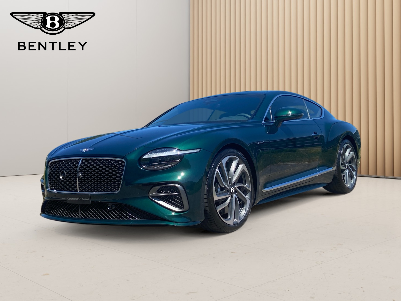 BENTLEY Continental GT 4.0 V8 Speed- Pure Bentley in Dunkelgrün-dunkelgrün/ 1.9% Leasing möglich.-image-0