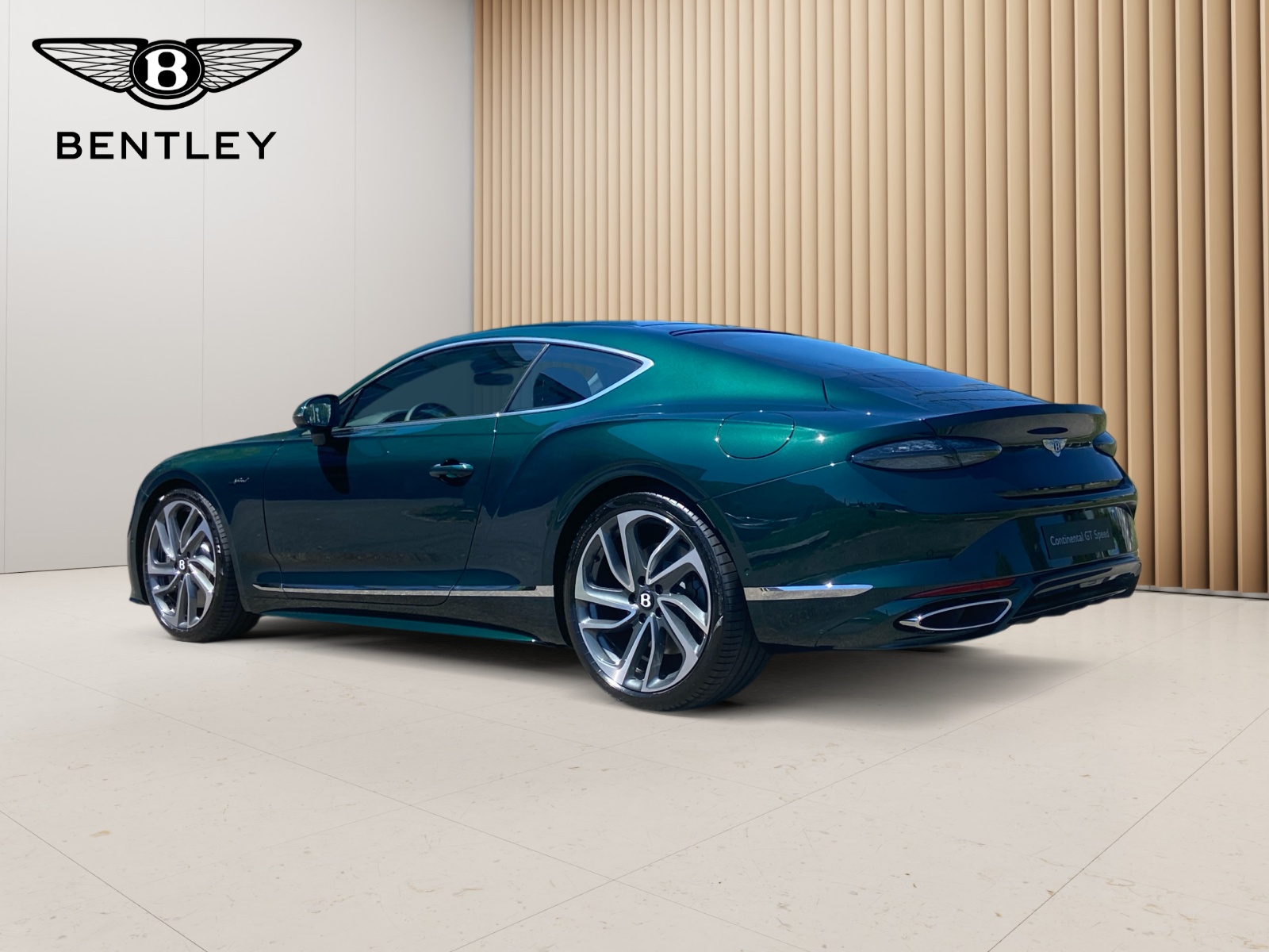 BENTLEY Continental GT 4.0 V8 Speed- Pure Bentley in Dunkelgrün-dunkelgrün/ 1.9% Leasing möglich.-image-2