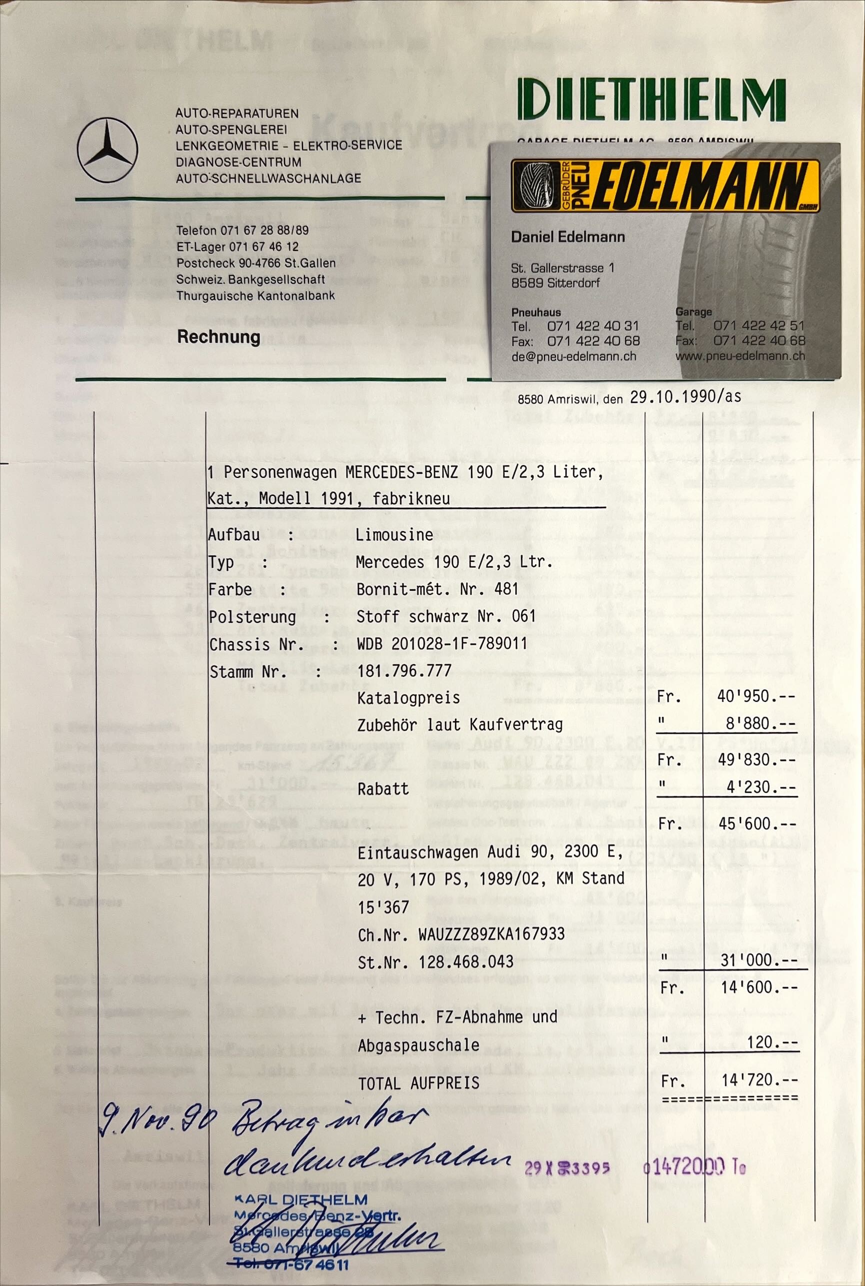 MERCEDES-BENZ 190 E 2.3-image-21