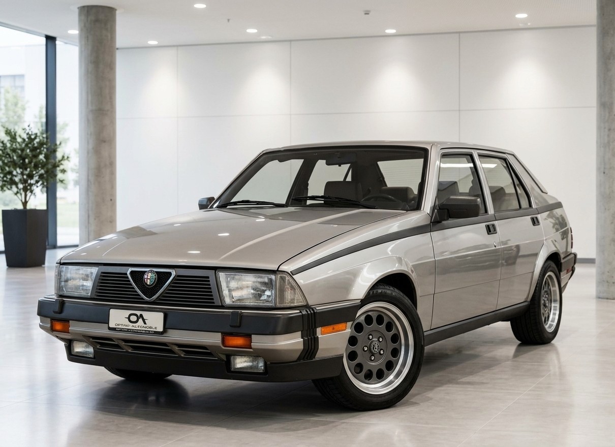 ALFA ROMEO (75) Milano USA "Quadrifoglio PLATINO" 2.5 V6 - *EXTREM SELTENES SAMMLERSTÜCK* - *VOLLAUSSTATTUNG* - *VETERAN-MFK BIS 2031*-image-0