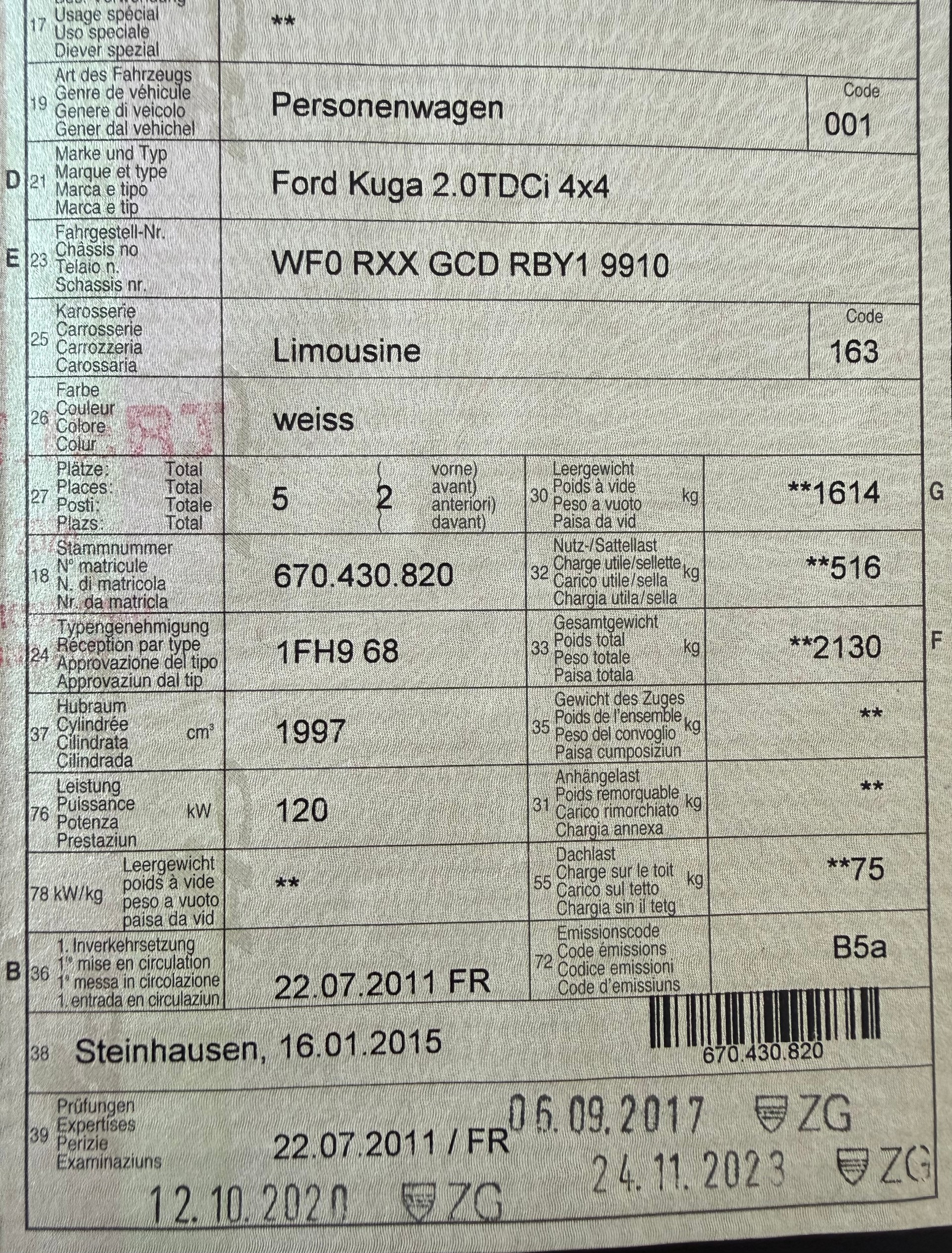 FORD Kuga 2.0 TDCi Titanium 4WD-image-13
