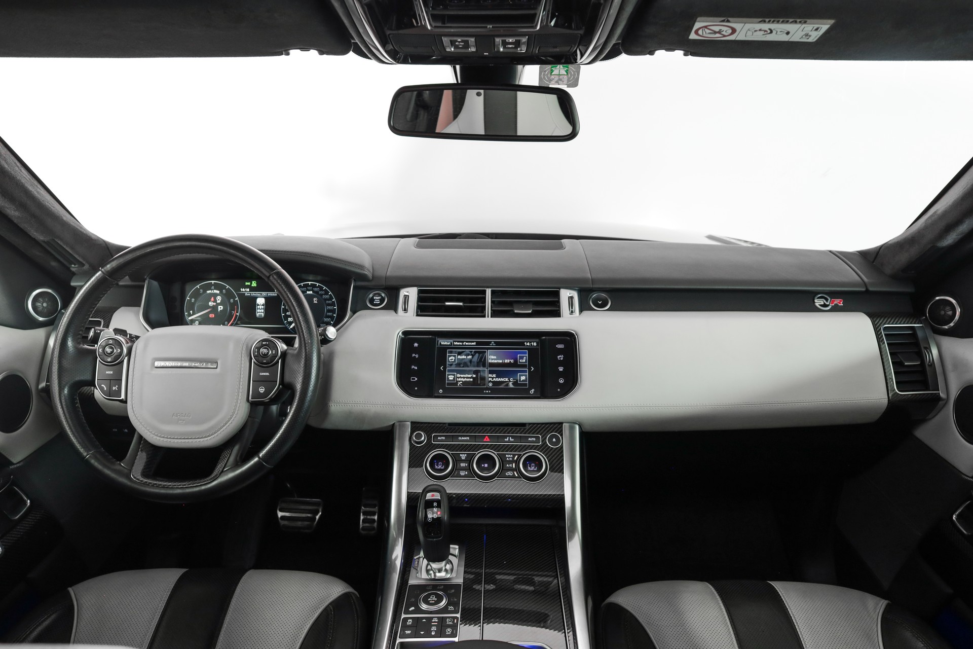 LAND ROVER Range Rover Sport 5.0 V8 SVR Eiger Grey * ACC * Carbone * Attelage-image-9