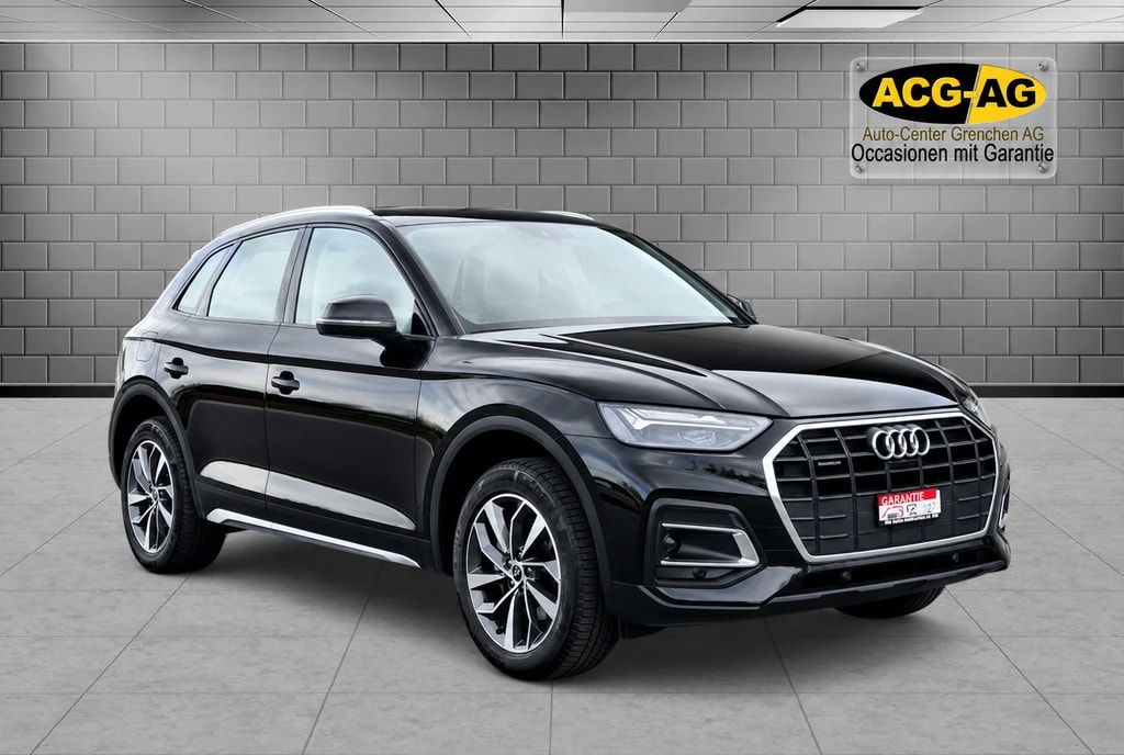 AUDI Q5 40 TDI quattro S-tronic ** Voll-Leder ** GR-Navi ** Rf-Kamera 360° ** Panorama-Glasdach ** Abstandsregelsysteme ** Ab MFK **-image-0