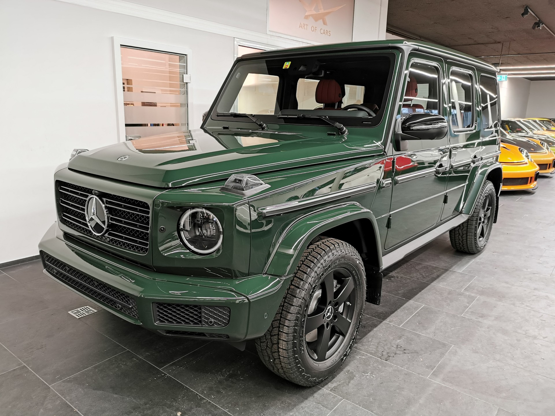 MERCEDES-BENZ G 400 d PROFESSIONAL FACELIFT INDIVIDUAL UNI GRÜN GREEN UNIKAT DIESEL THE LAST FINAL EDITION OHNE HYBRID! 9G-Tronic-image-0