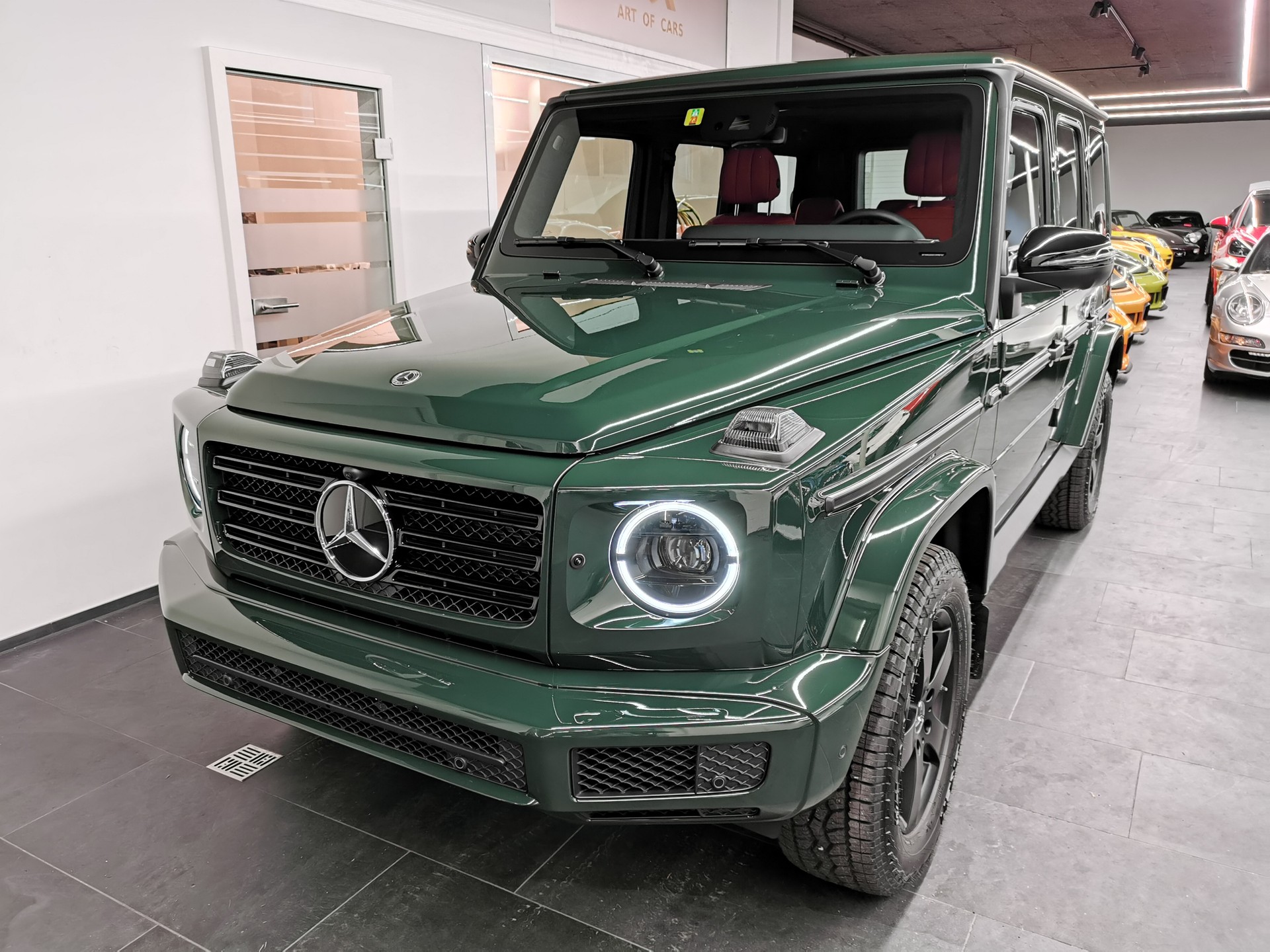 MERCEDES-BENZ G 400 d PROFESSIONAL FACELIFT INDIVIDUAL UNI GRÜN GREEN UNIKAT DIESEL THE LAST FINAL EDITION OHNE HYBRID! 9G-Tronic-image-10