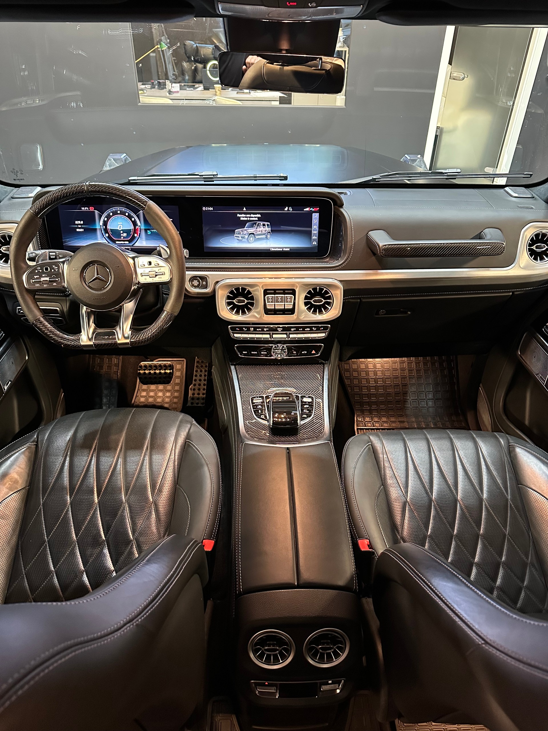 MERCEDES-BENZ G 63 AMG // Leasing dès 1’370.- // CH-AUTO🇨🇭&Service Gratuit // FULL CARBONE // CAPRISTO EXHAUST // Freins complets neufs !!-image-7