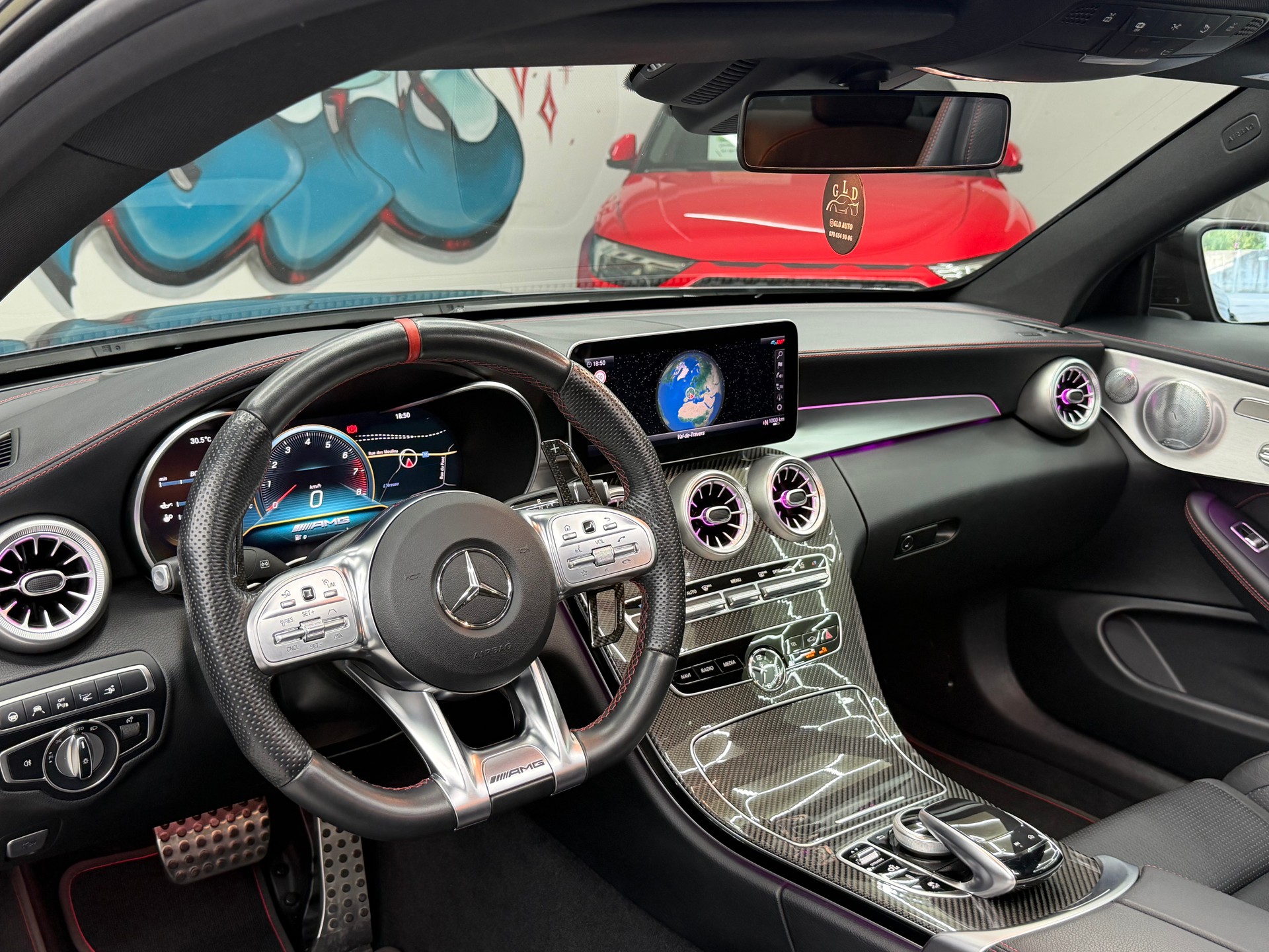 MERCEDES-BENZ C 43 AMG 4Matic Speedshift TCT 9G * H&R / 19’ Concaver wheels / Full options / CH Auto*-image-6