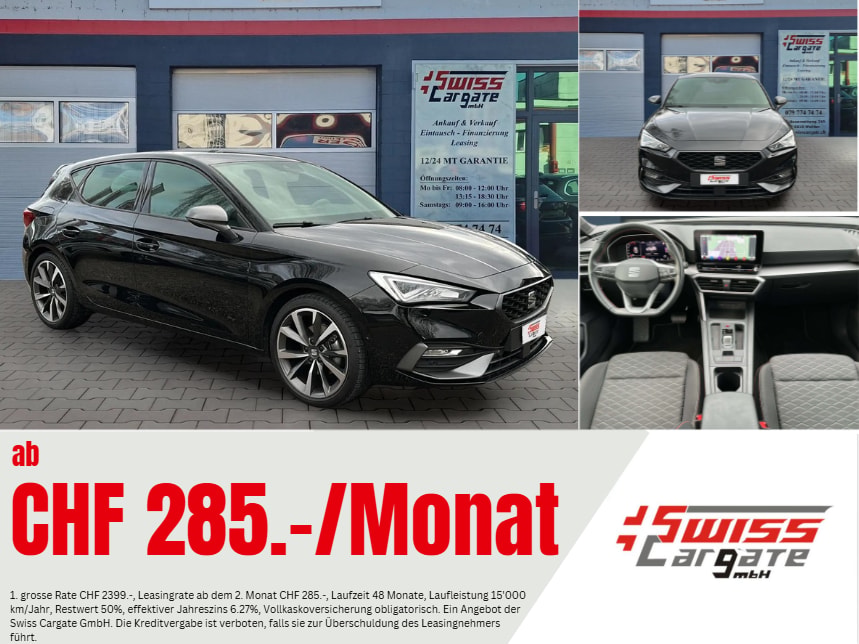 SEAT Leon ST 1.5 eTSI mHEV DSG FR 150PS mit 5J Werksgarantie oder bis 100000km-image-0