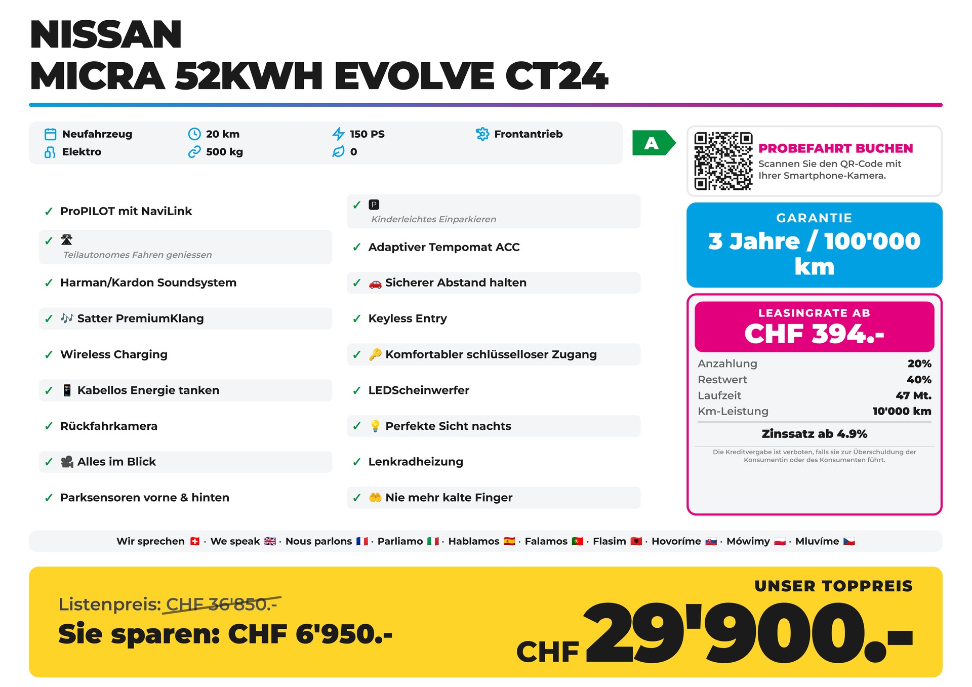 NISSAN Micra 52kWh Evolve-image-1