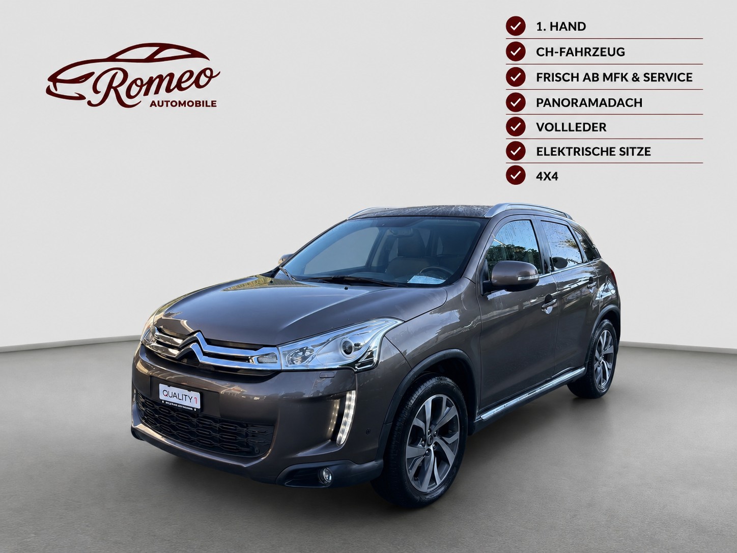 CITROEN C4 Aircross 1.8 HDi Exclusive 4WD ** Frisch ab MFK und Service ** CH Auto ** 1. Hand **