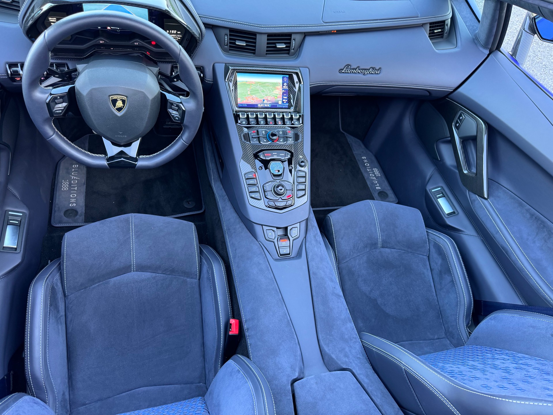 LAMBORGHINI Aventador S Bucherer Blue Edition 1of1 LP740-4 Roadster E-Gear-image-10