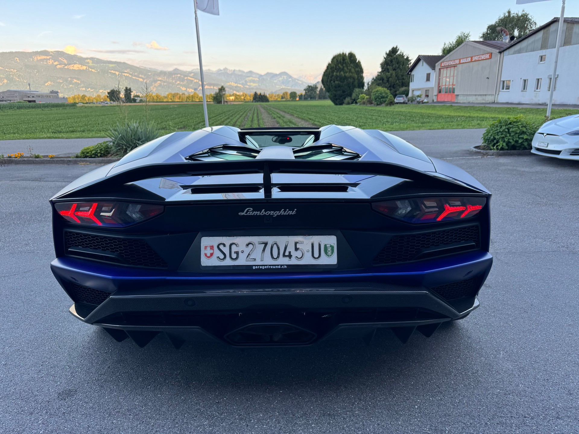 LAMBORGHINI Aventador S Bucherer Blue Edition 1of1 LP740-4 Roadster E-Gear-image-8
