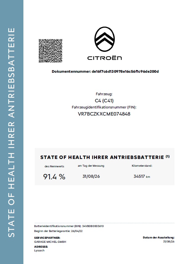 CITROEN e-C4 Swiss Edition 100% Elektro / Herstellergarantie-image-15