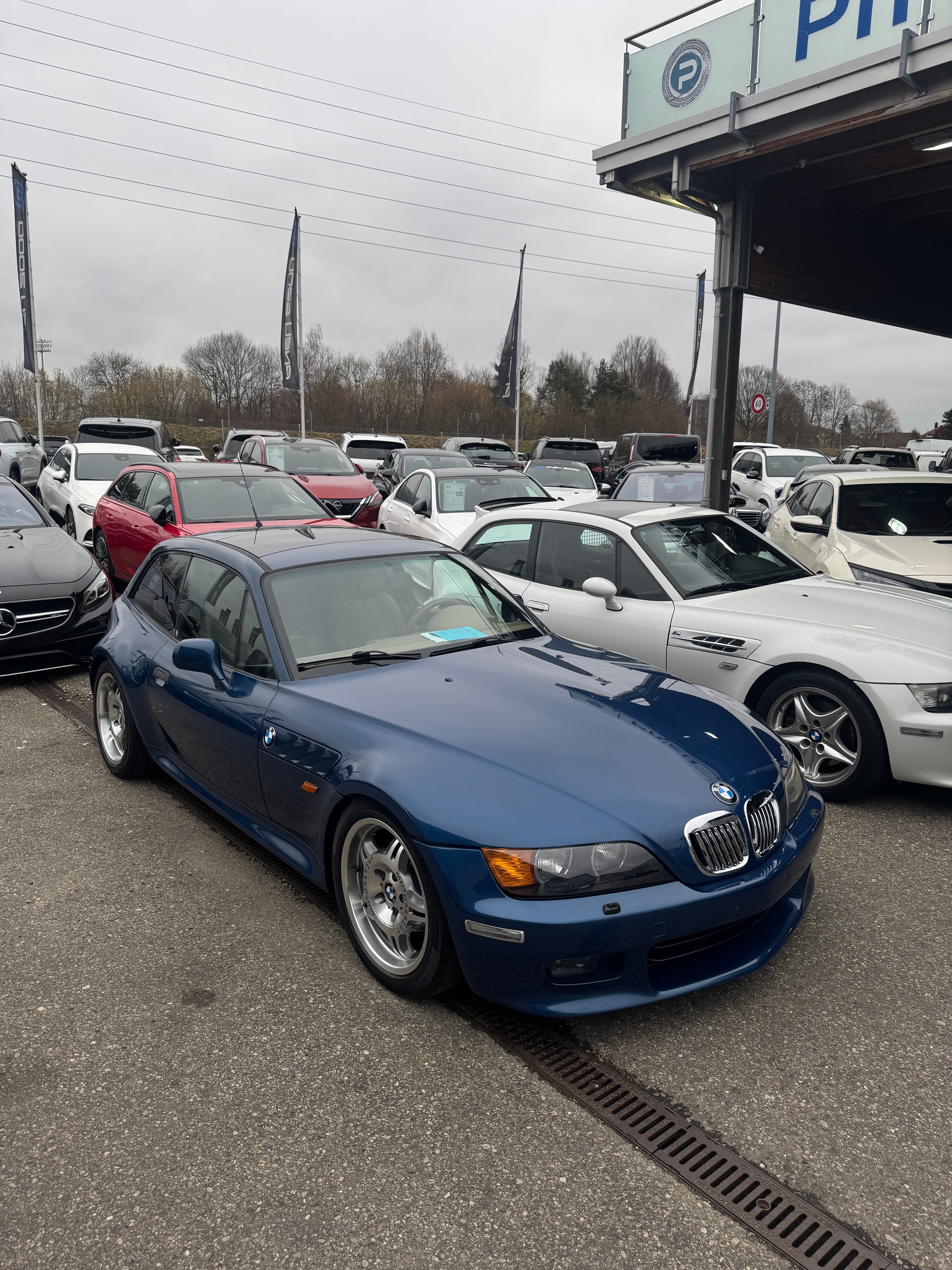 BMW Z3 2.8i Coupé *Topasblau - Braunleder*-image-2