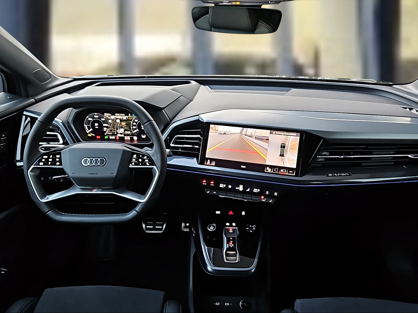 AUDI Q4 Sportback e-tron 45 Attraction quattro Mythosschwarz Metallic-image-6