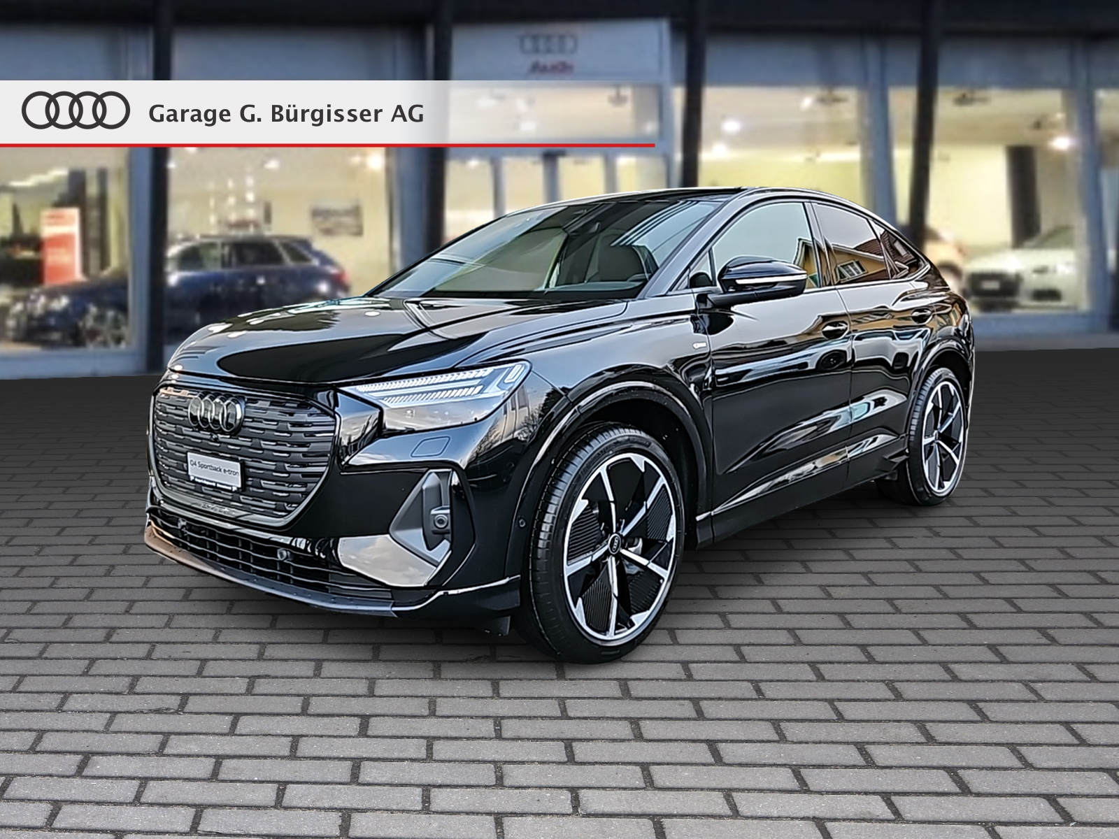AUDI Q4 Sportback e-tron 45 Attraction quattro Mythosschwarz Metallic-image-0
