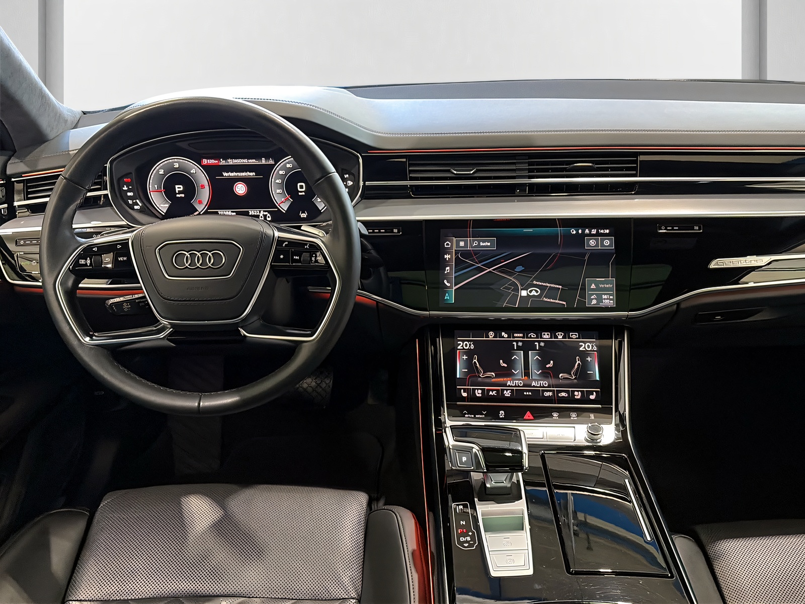 AUDI A8 50 L TDI qu.**Werksgarantie,S-Sportsitze,STANDH,Panodach,Voll**-image-6