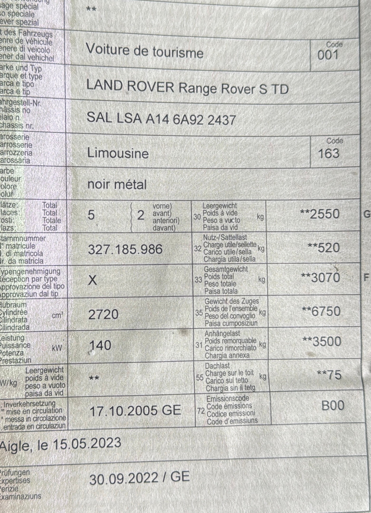 LAND ROVER Range Rover Sport 2.7 Td6 SE Automatic-image-6