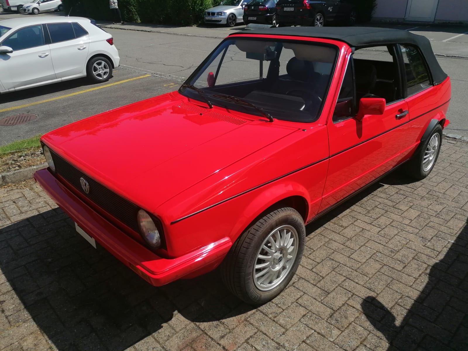 VW Golf 1 Cabrio mit Veteraneneintrag