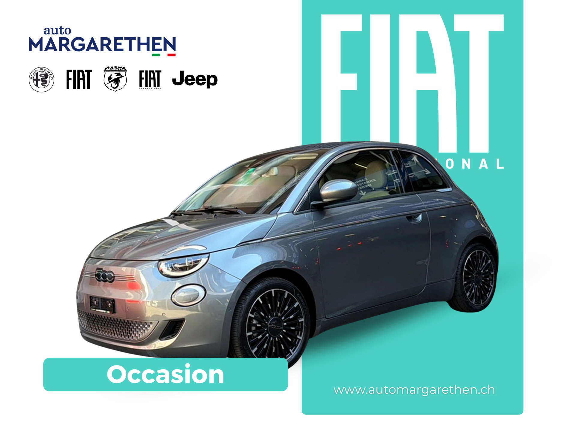 FIAT 500 C electric 87 kW La Prima By Bocelli Top