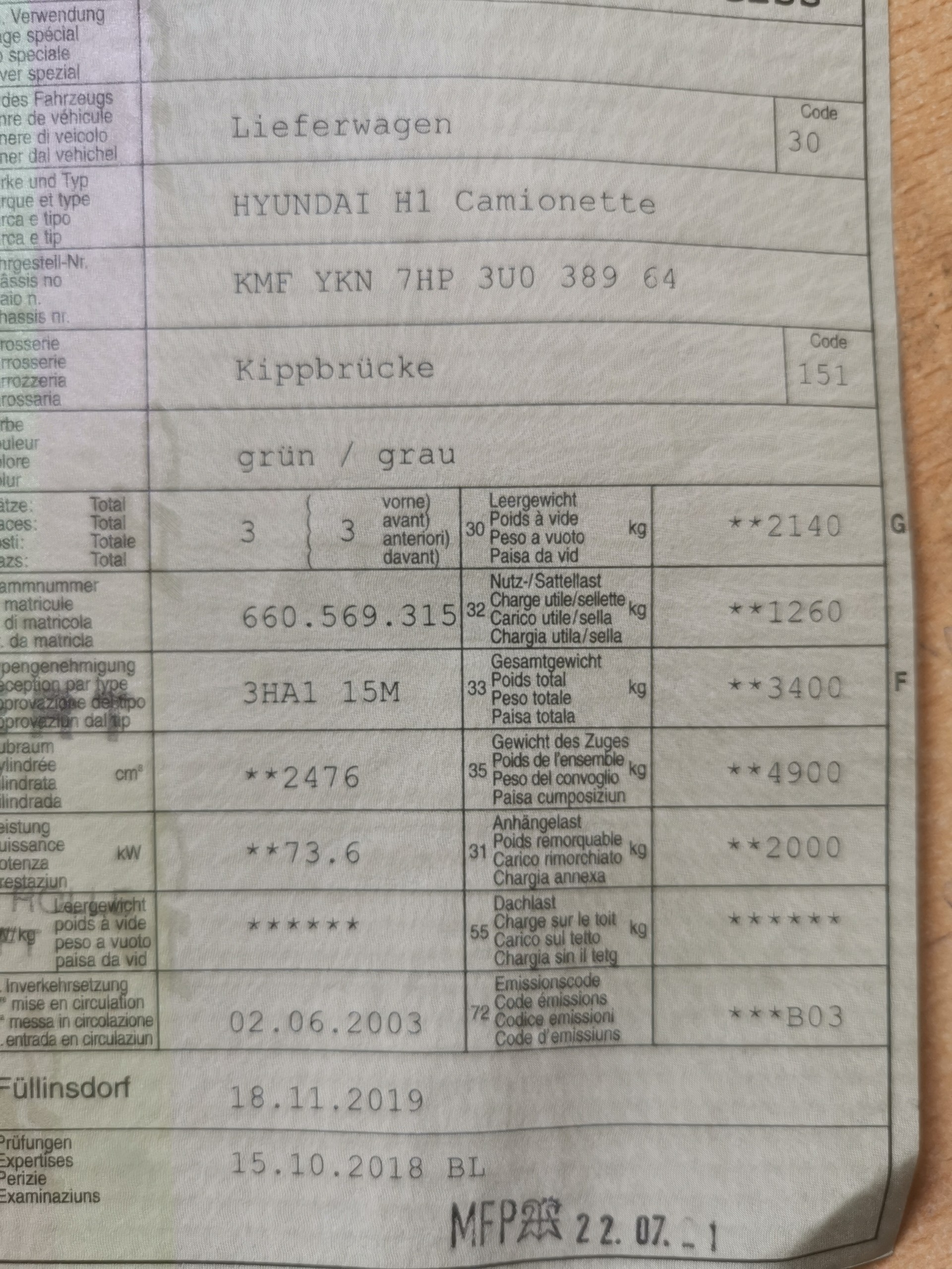 HYUNDAI Camionnette Drei Seite Kipper-image-8