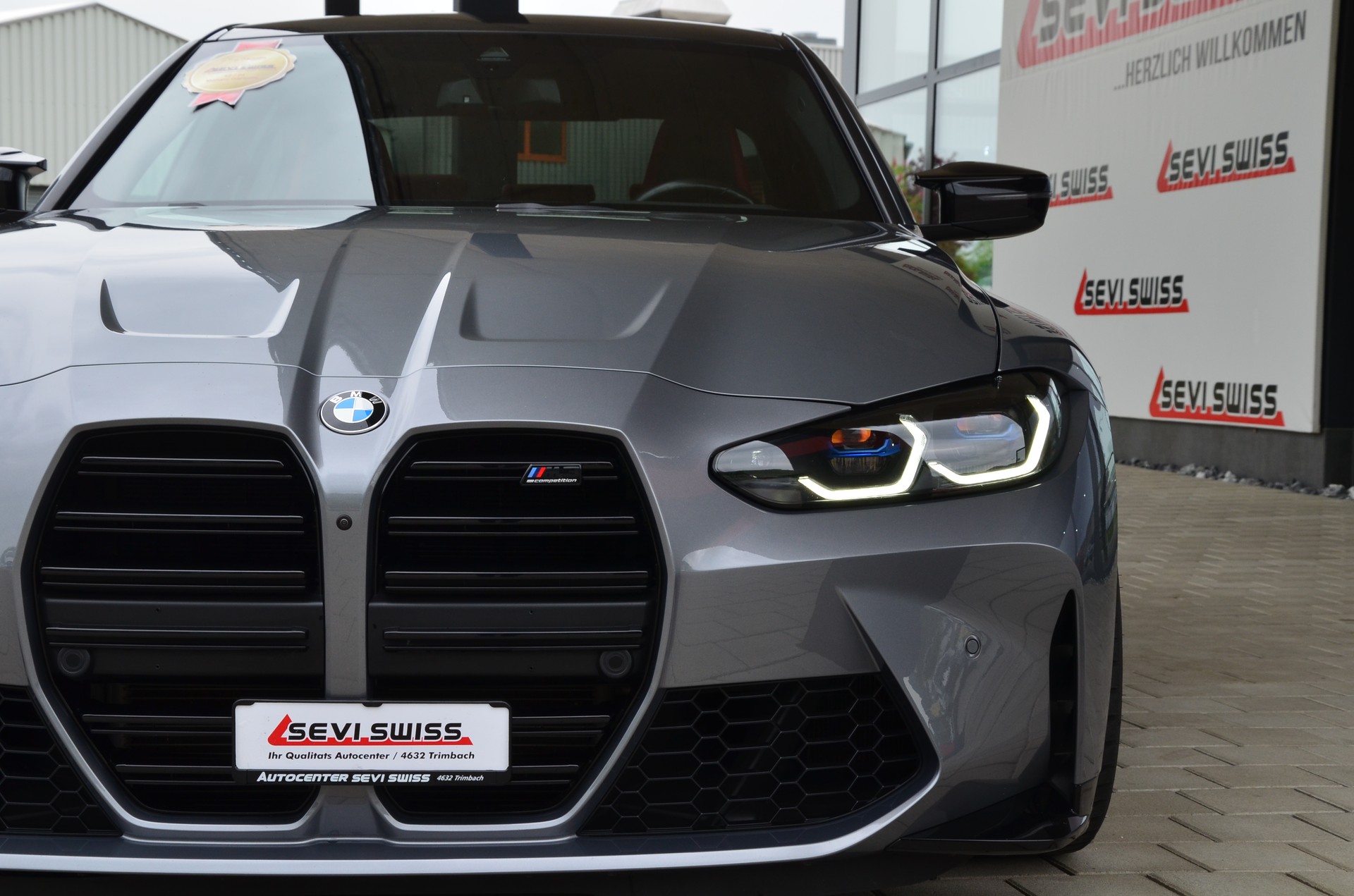 BMW M3 Competition*Skyscraper Grau*Ab MFK,1 Jahr oder 20000km Garantie auf Motor und Getriebe*-image-4