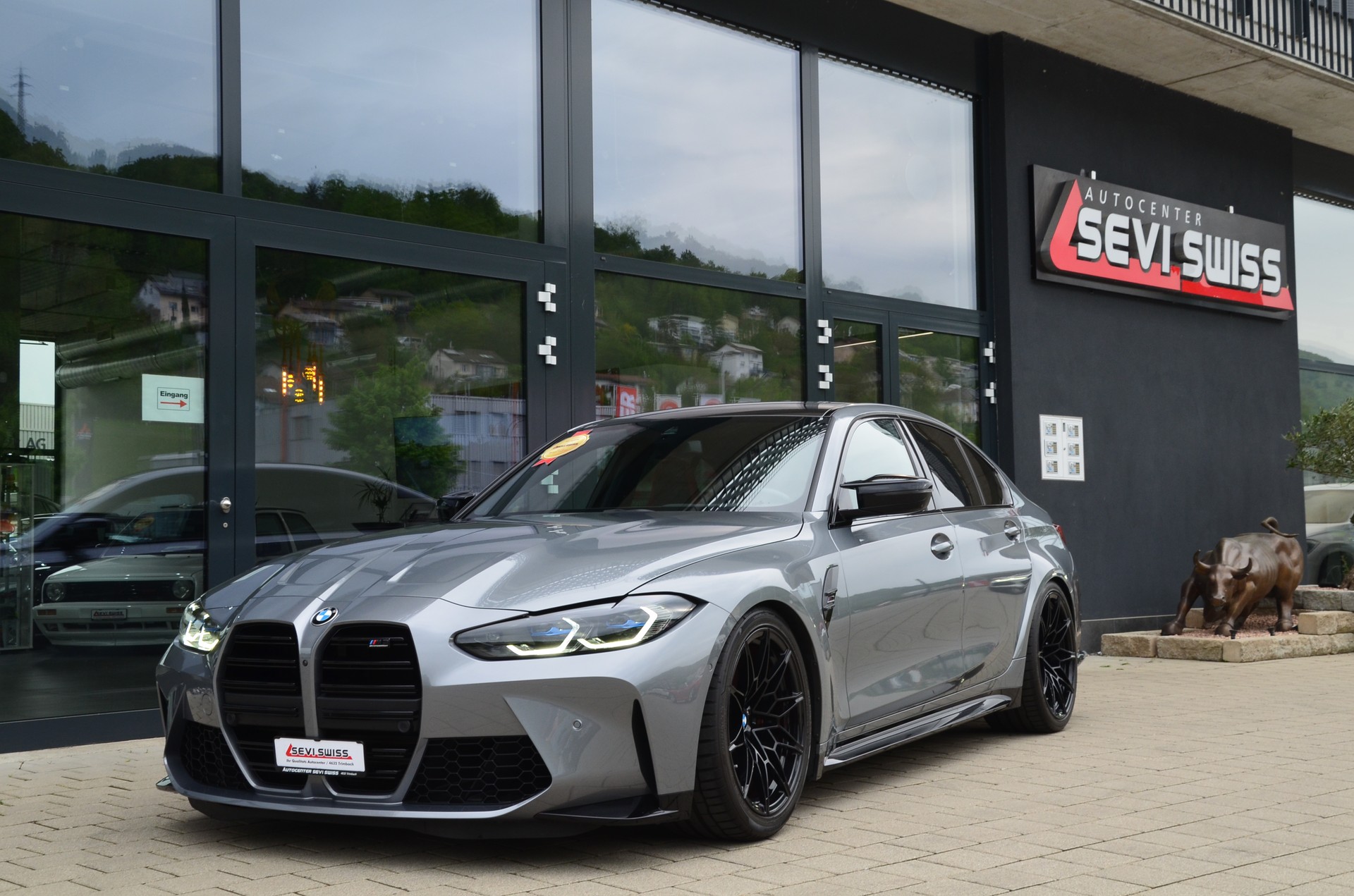 BMW M3 Competition*Skyscraper Grau*Ab MFK,1 Jahr oder 20000km Garantie auf Motor und Getriebe*-image-11