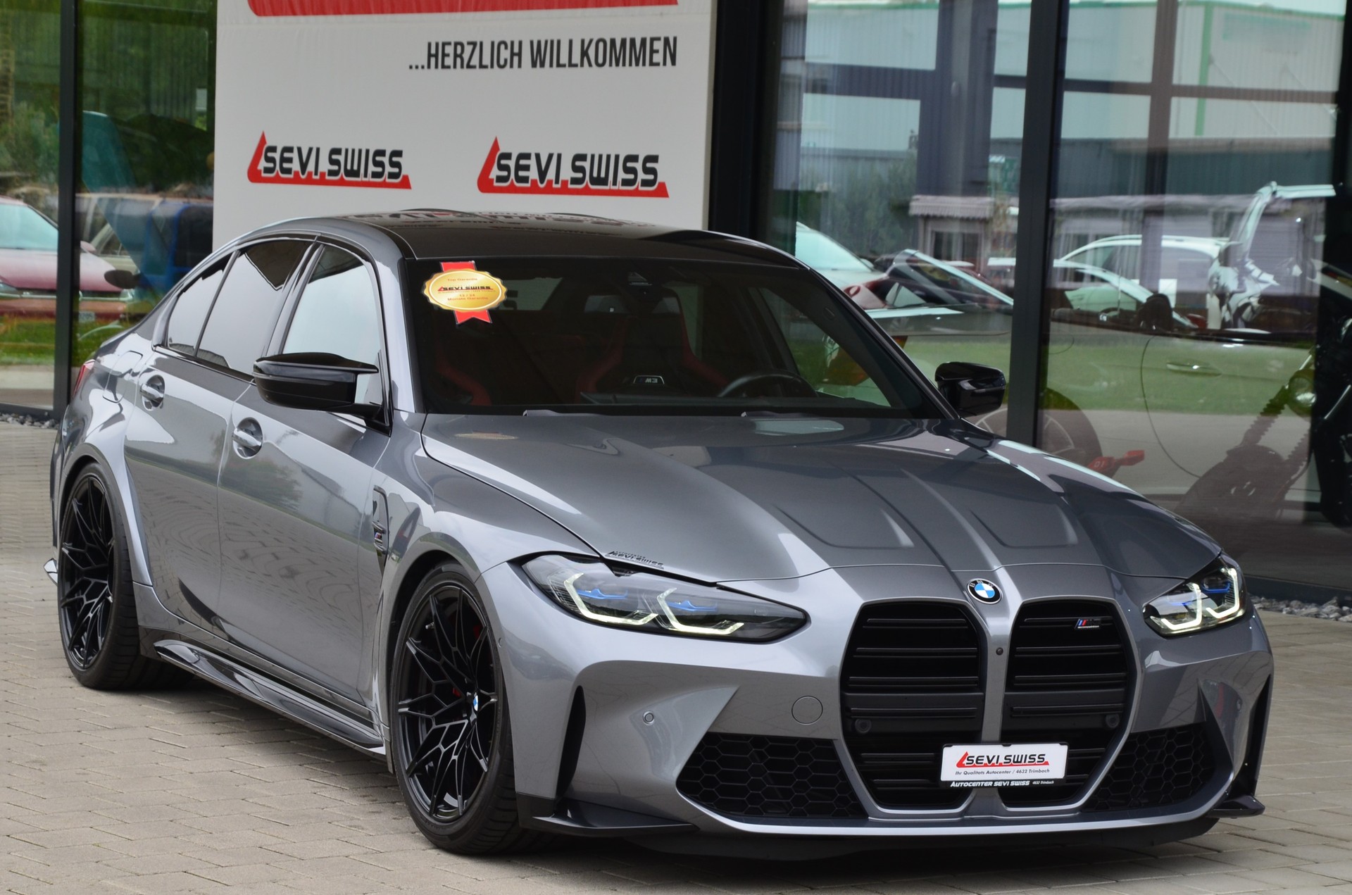 BMW M3 Competition*Skyscraper Grau*Ab MFK,1 Jahr oder 20000km Garantie auf Motor und Getriebe*-image-1