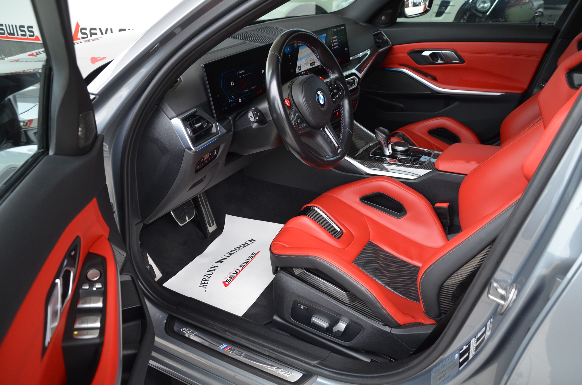 BMW M3 Competition*Skyscraper Grau*Ab MFK,1 Jahr oder 20000km Garantie auf Motor und Getriebe*-image-14