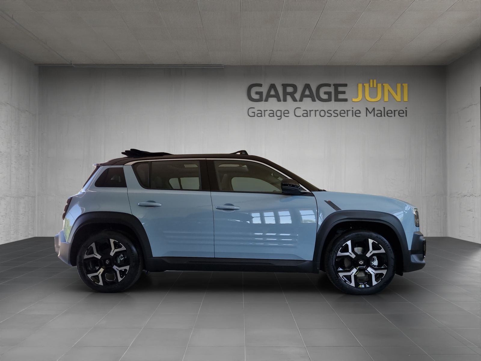 RENAULT R4 E-Tech Comfort Range techno "plein sud" Stoff-Faltdach-image-1