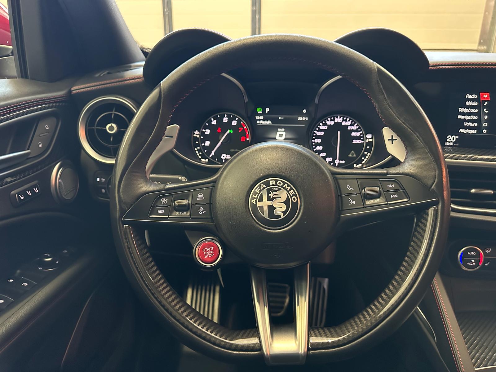 ALFA ROMEO Stelvio 2.9 V6 Quadrifoglio Q4 Automatic *Toit ouvrant *Media Harman Kardon *Sièges chauffants-image-17