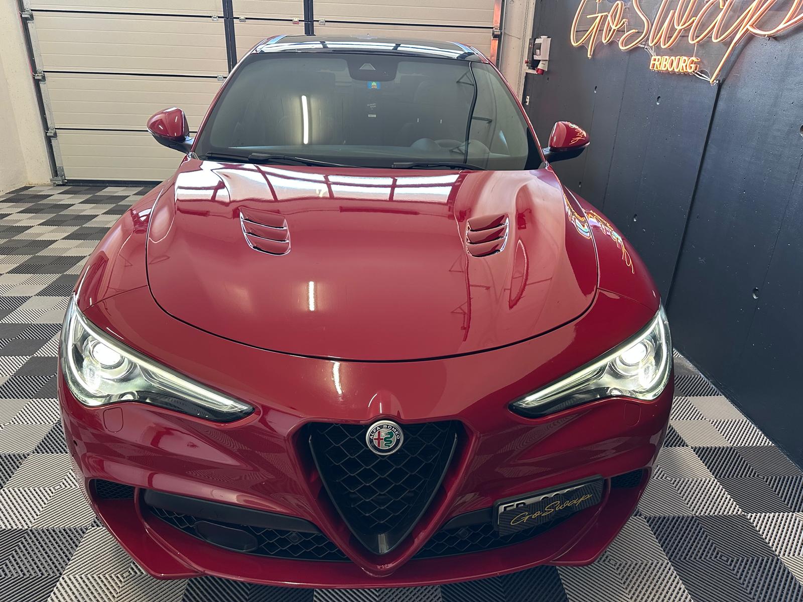 ALFA ROMEO Stelvio 2.9 V6 Quadrifoglio Q4 Automatic *Toit ouvrant *Media Harman Kardon *Sièges chauffants-image-8