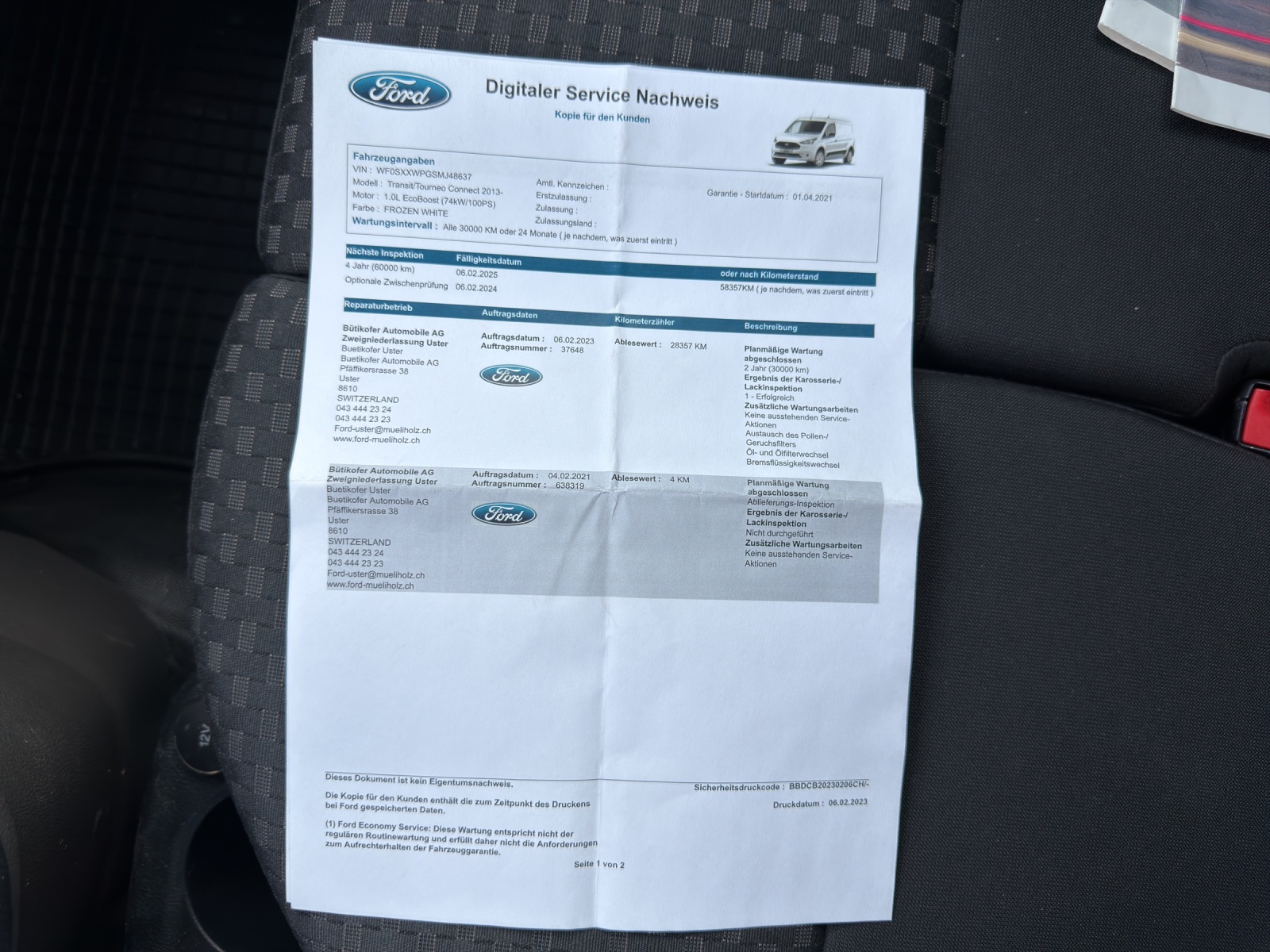 FORD Transit Connect Van T210 1.0 EcoBoost Ambiente-image-23