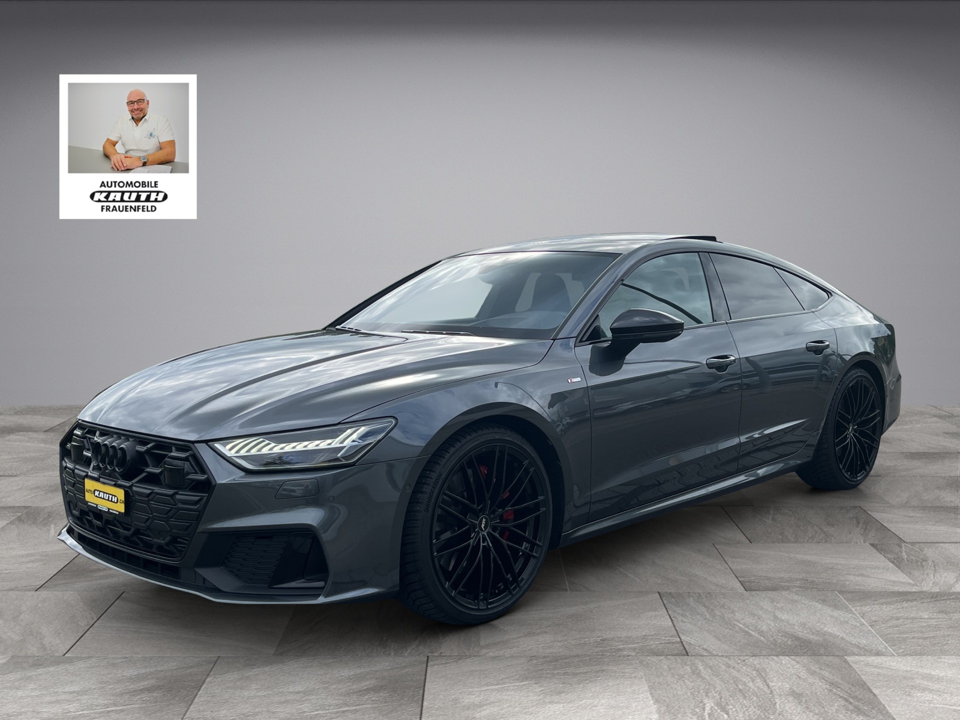 AUDI A7 Sportback 55 TFSI quattro S-tronic*S-Line, Luftfederung, Panodach, Optikpaket-schwarz, Standheizung, 21"ABT Alu, *