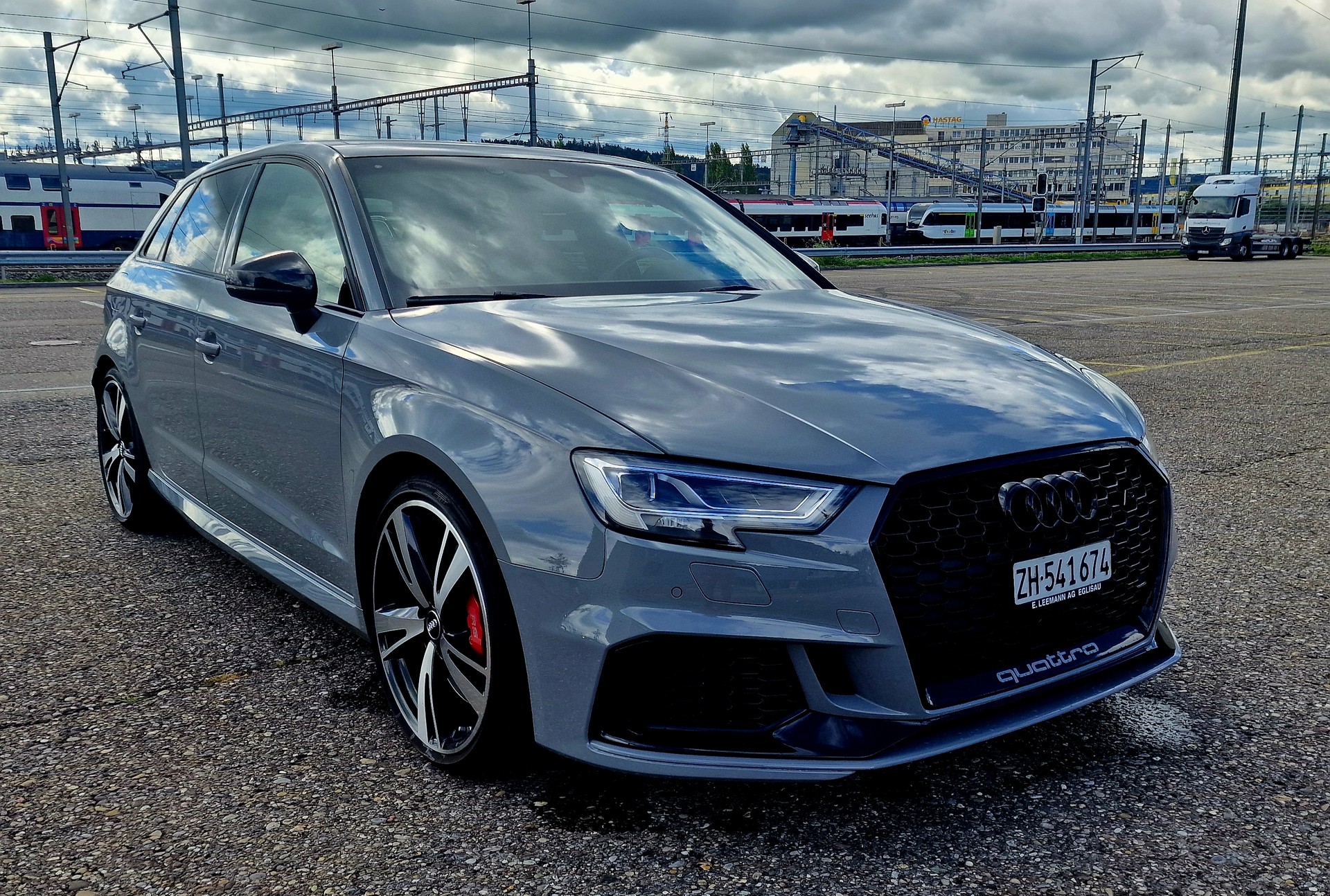 AUDI ABT RS3 480PS - Sportback 2.5 TSI quattro S-tronic - Nardo Grau / Leasing möglich!-image-3