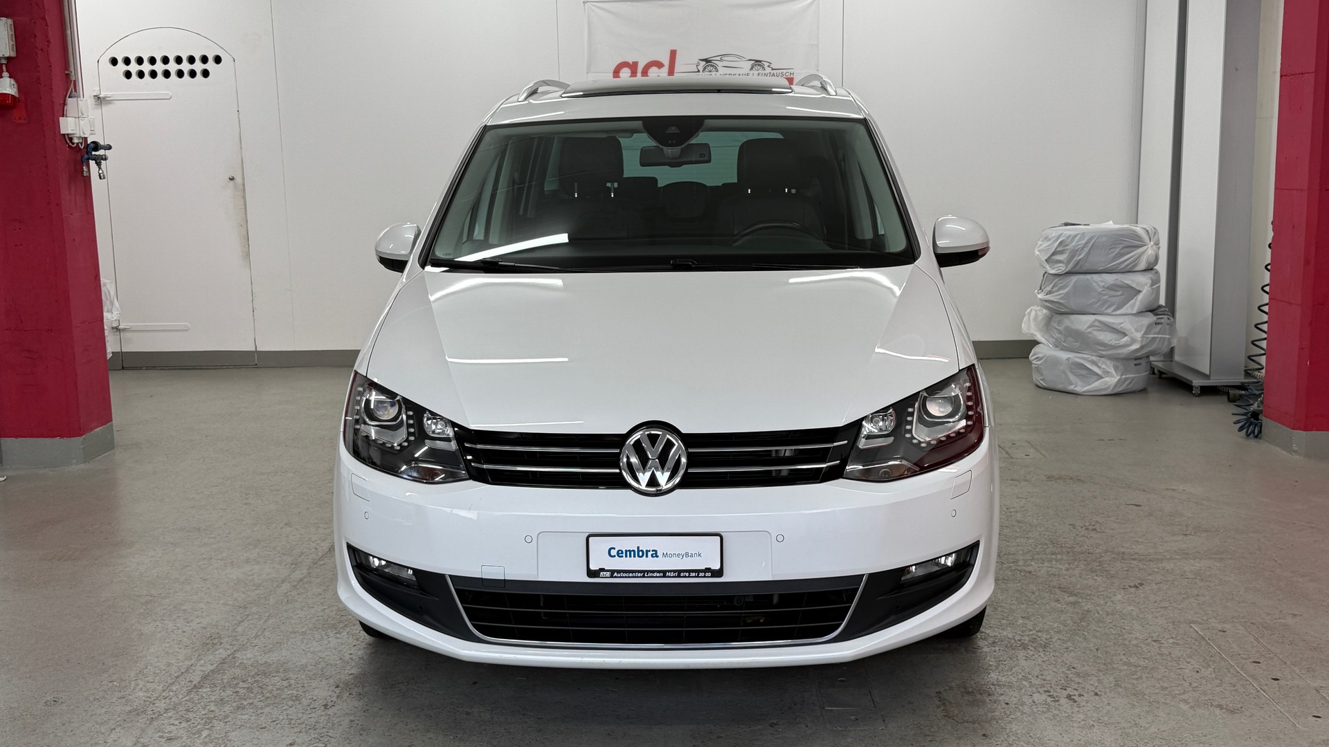 VW Sharan 2.0 TDI BlueMotion Technology Highline DSG, friach ab MFK & Service, 8fach Berädert, 7 Plätze, DAB, BT, Leder, Garantie-showroom-element-1