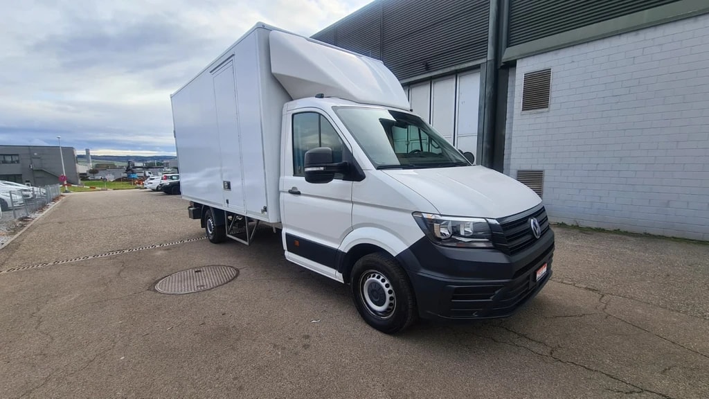 VW Crafter 35 2.0 TDI Entry L4 A ** 3-Plätzer ** Gr-Navi ** RF-Kamera ** Klimaanlage ** Mit Hebebühne ** LTZ MFK 06.02.2025 **-image-0