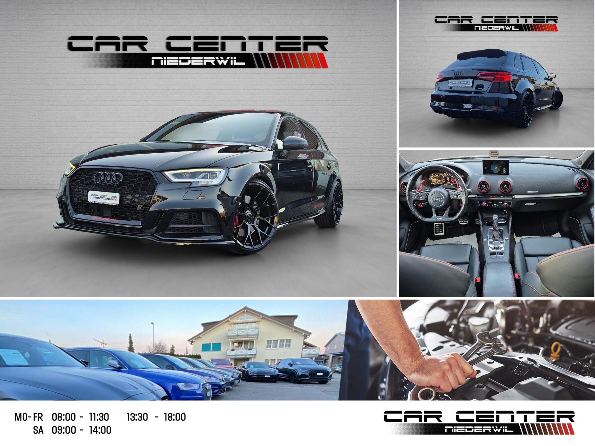 AUDI S3 Sportback 2.0 TFSI quattro S-tronic, OHNE OPF, RS-LOOK, FULL BLACK-image-13