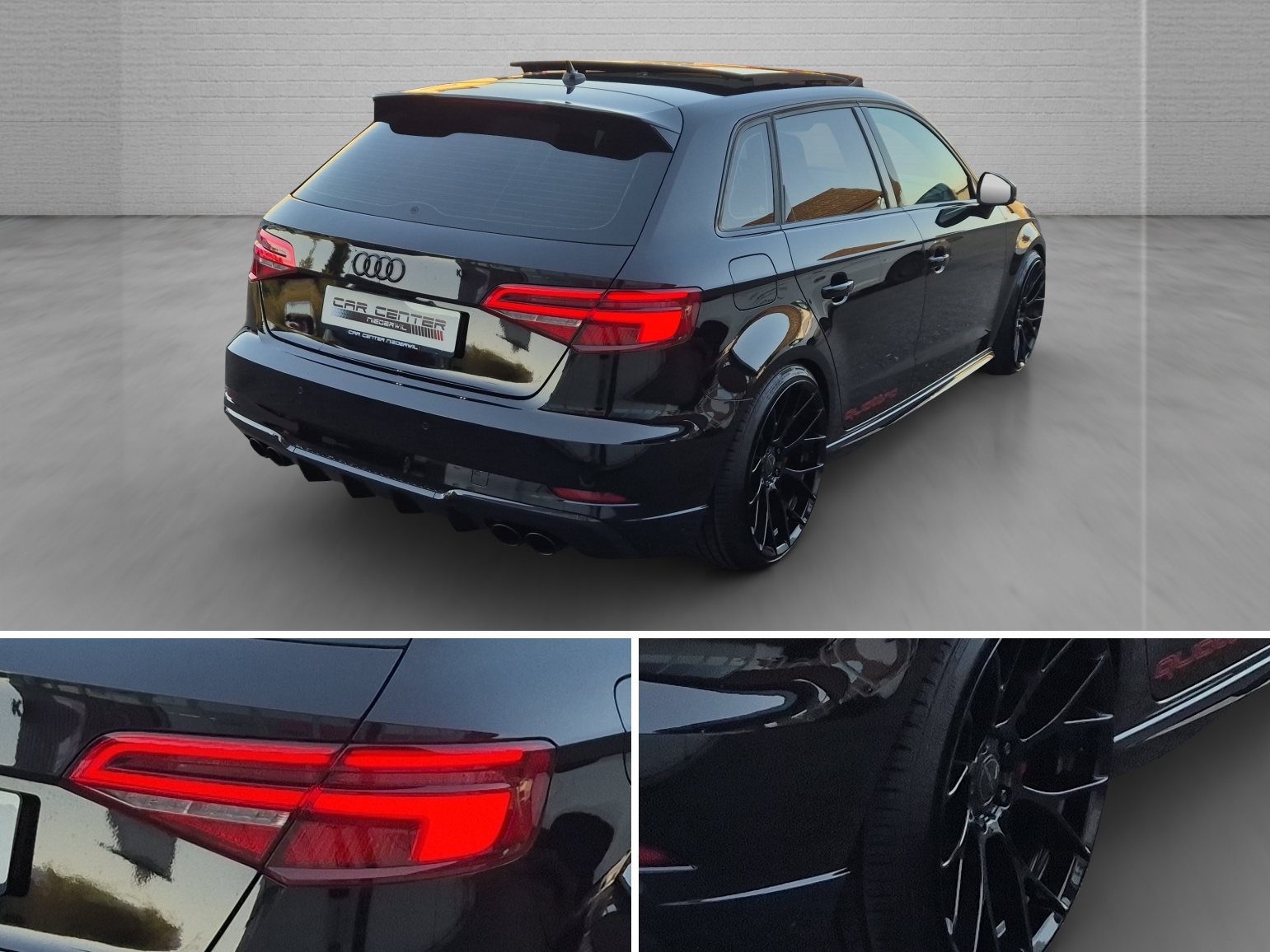 AUDI S3 Sportback 2.0 TFSI quattro S-tronic, OHNE OPF, RS-LOOK, FULL BLACK-image-11