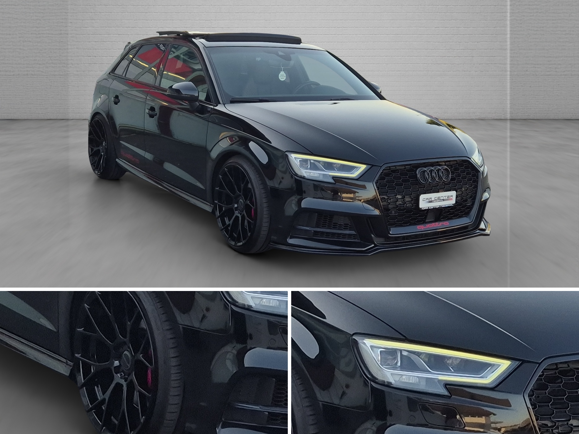 AUDI S3 Sportback 2.0 TFSI quattro S-tronic, OHNE OPF, RS-LOOK, FULL BLACK-image-8