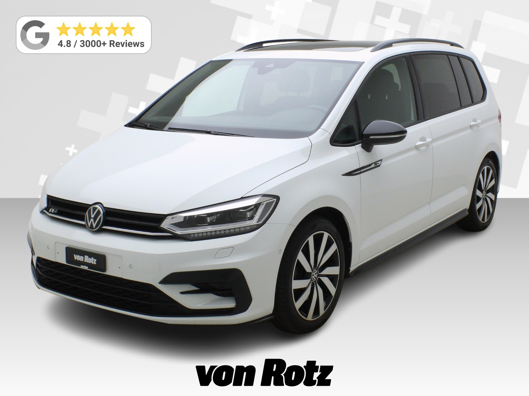 VW Touran 1.5 TSI DSG R-Line Black Style **VW Werksgarantie bis 12/2030**-image-0