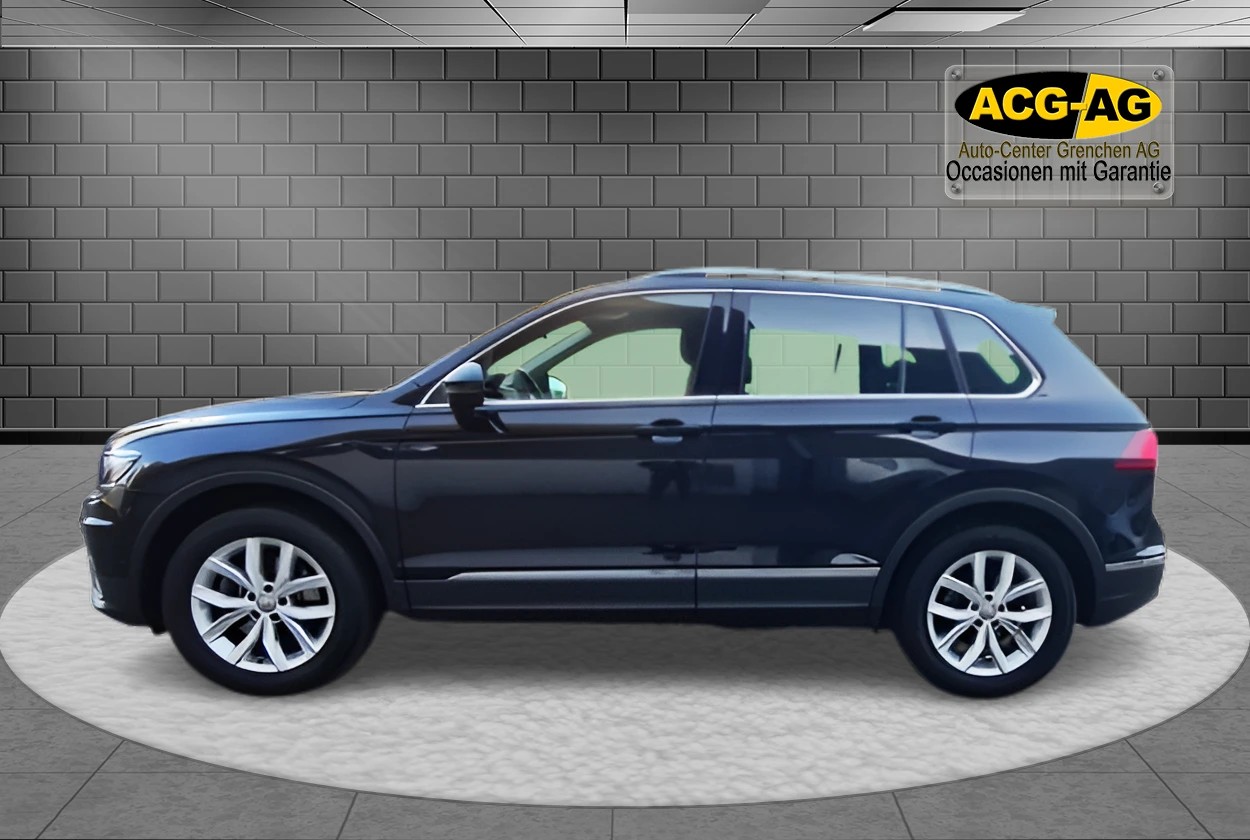 VW Tiguan 2.0 TDI SCR Highline 4Motion DSG ** 190PS ** GR-Navi ** RF-Kamera ** Abstandsregelsysteme ** Frisch Ab MFK & Service **-image-3