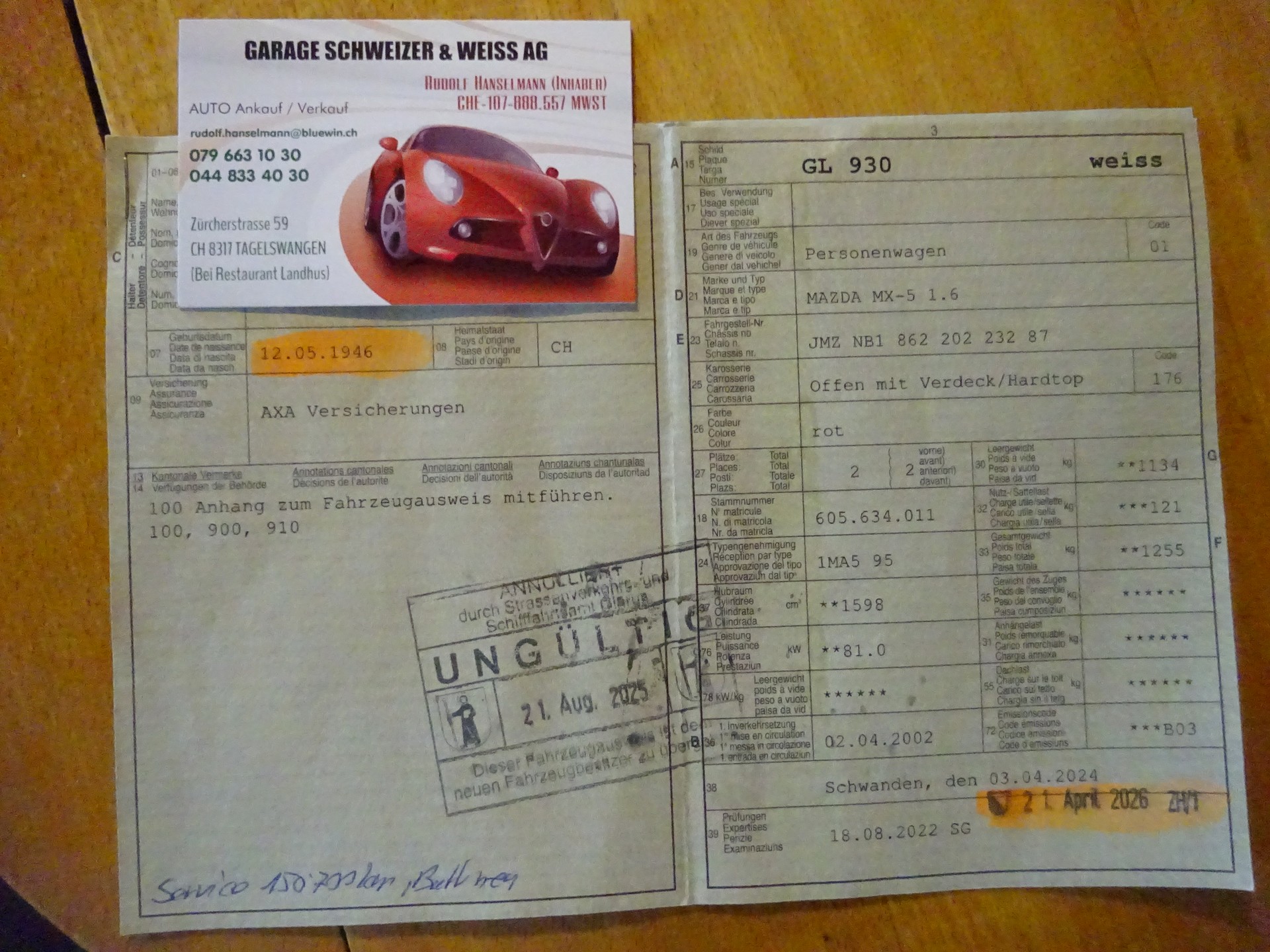 MAZDA MX-5 1.6i-16 Youngster - MFK 4.2026 - SERVICE 4.2026-image-12